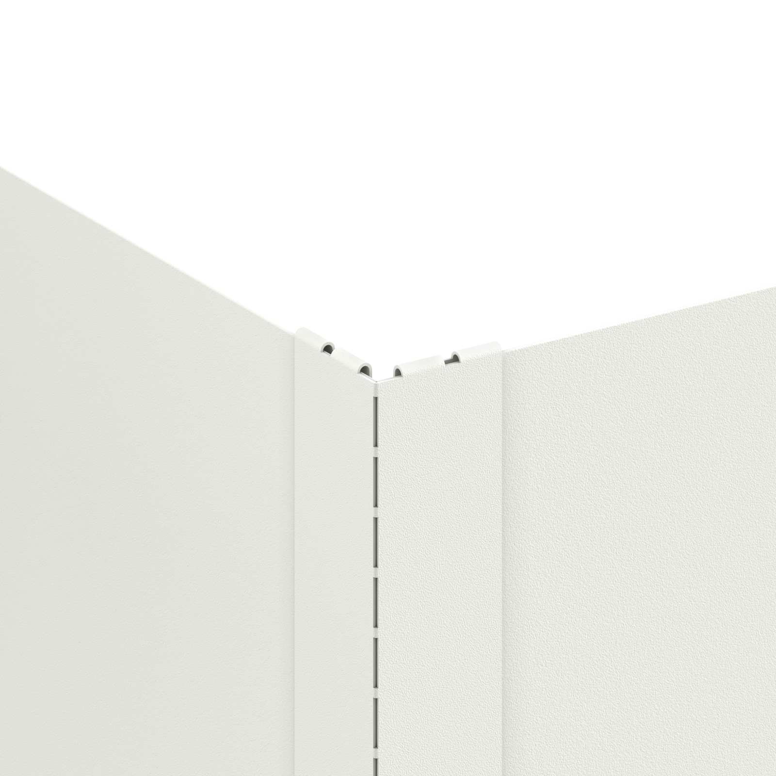 Gazonrand 4 st 100 x 60 x 20 cm Staal Wit is nu te koop bij PeponiXL, paradijselijk wonen!
