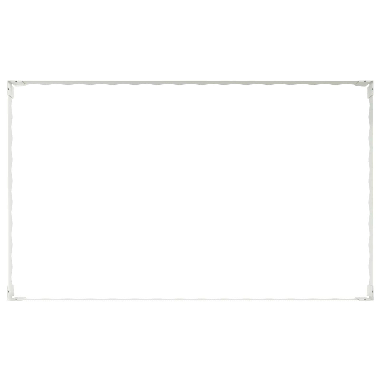 Gazonrand 4 st 100 x 60 x 20 cm Staal Wit is nu te koop bij PeponiXL, paradijselijk wonen!