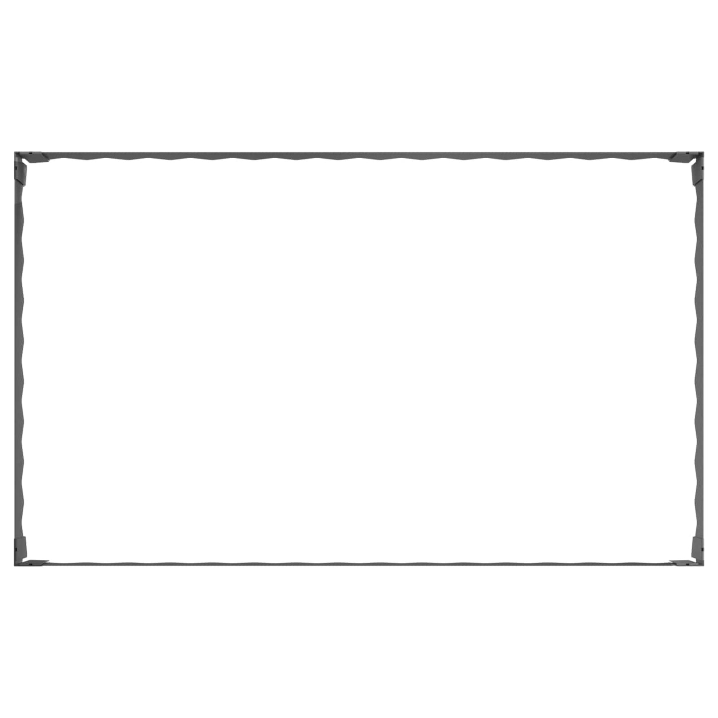 Gazonrand 4 st 100 x 60 x 20 cm Staal Antracietkleurig is nu te koop bij PeponiXL, paradijselijk wonen!