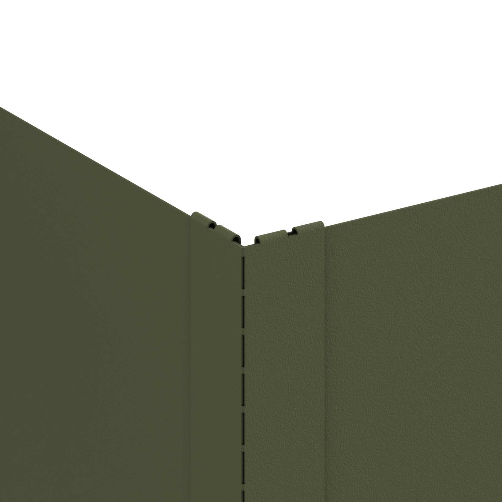 Gazonrand 100 x 60 x 20 cm Staal Olijfgroen is nu te koop bij PeponiXL, paradijselijk wonen!