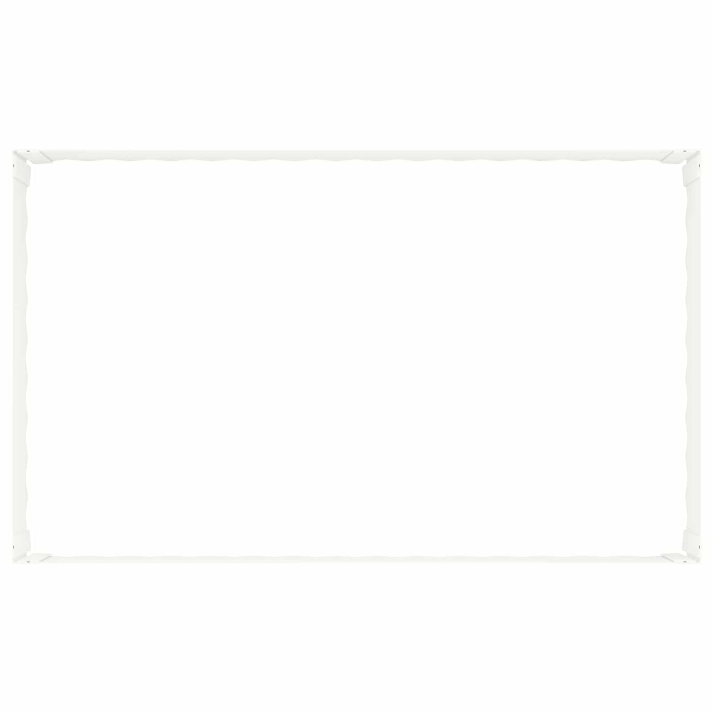 Gazonrand 100 x 60 x 35 cm Staal Wit is nu te koop bij PeponiXL, paradijselijk wonen!