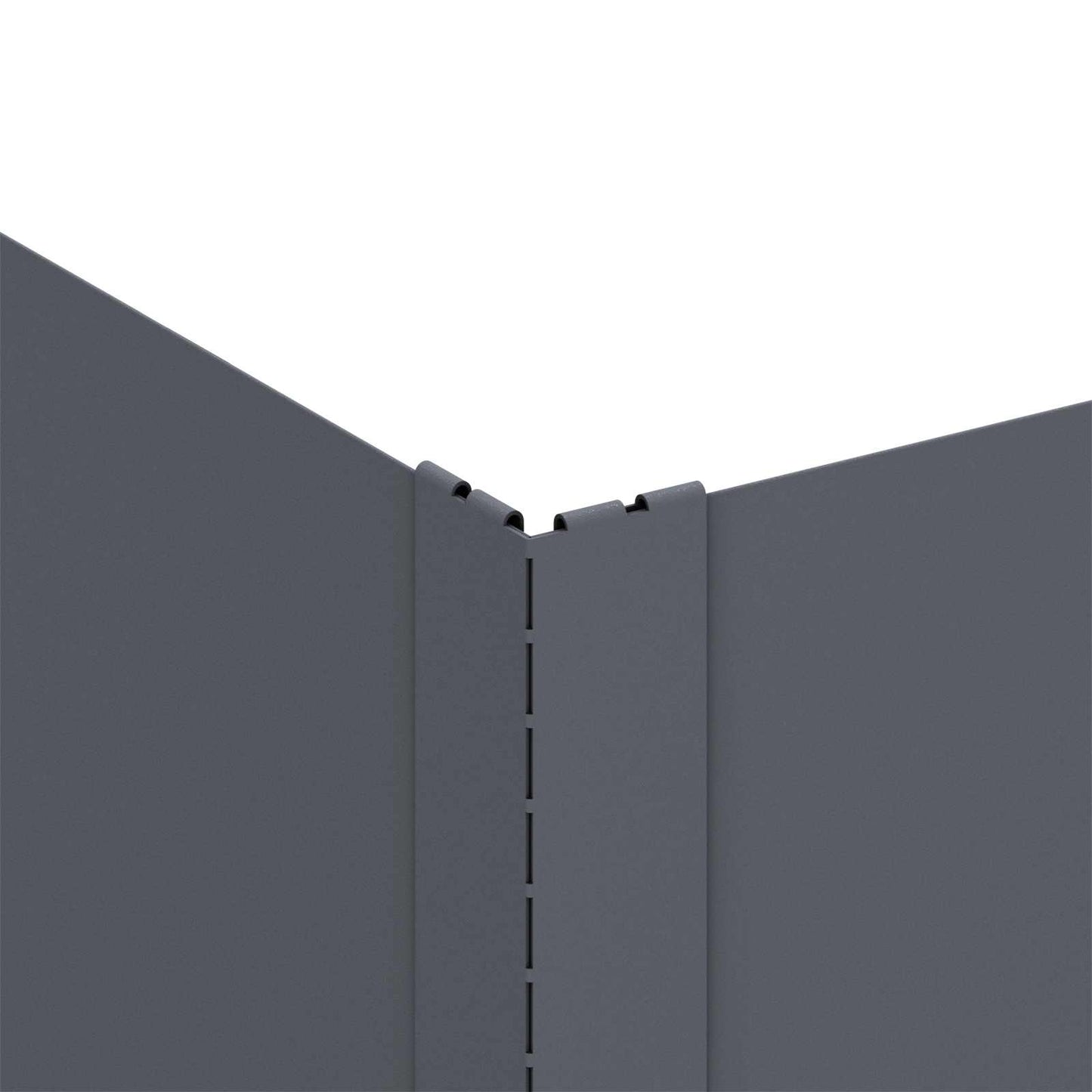 Gazonrand 4 st 100 x 60 x 35 cm Staal Antracietkleurig is nu te koop bij PeponiXL, paradijselijk wonen!