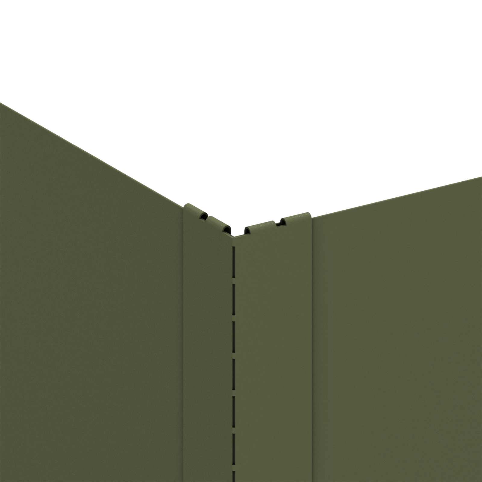 Gazonrand 100 x 60 x 35 cm Staal Olijfgroen is nu te koop bij PeponiXL, paradijselijk wonen!