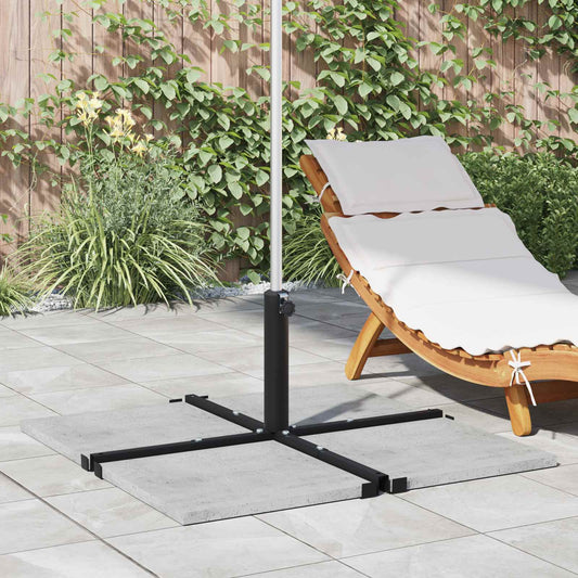 Parasolvoet voor 25–50 mm paal Zwart Gepoedercoat staal is nu te koop bij PeponiXL, paradijselijk wonen!