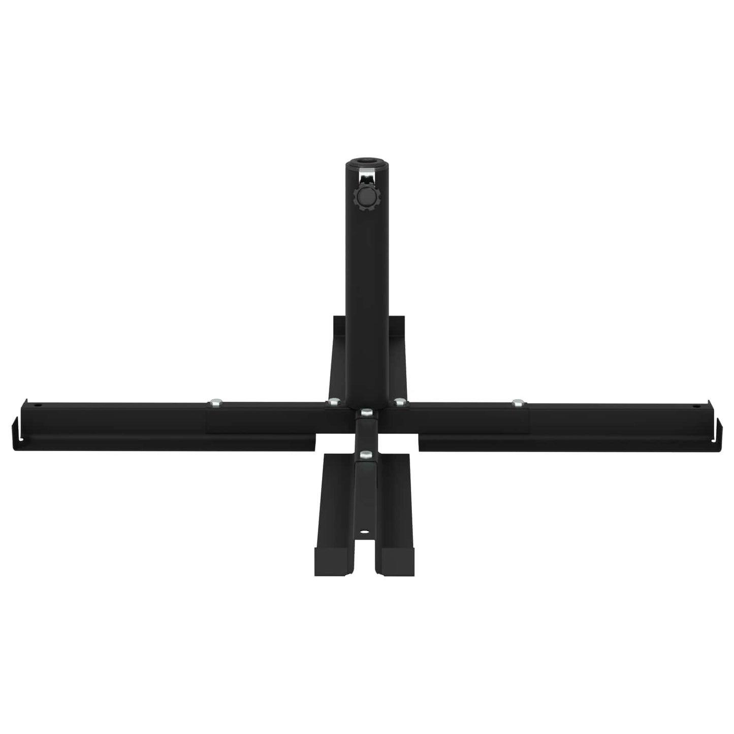 Parasolvoet voor 25–50 mm paal Zwart Gepoedercoat staal is nu te koop bij PeponiXL, paradijselijk wonen!