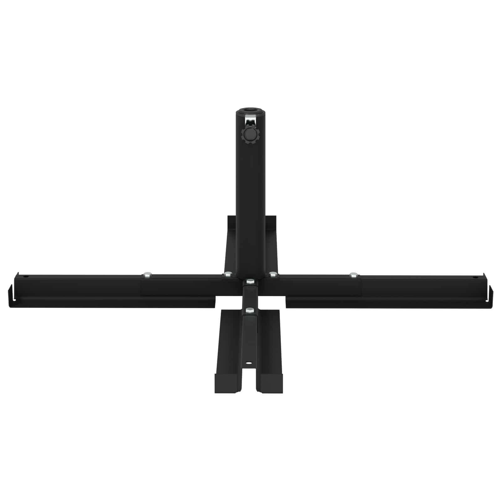 Parasolvoet voor 25–50 mm paal Zwart Gepoedercoat staal is nu te koop bij PeponiXL, paradijselijk wonen!