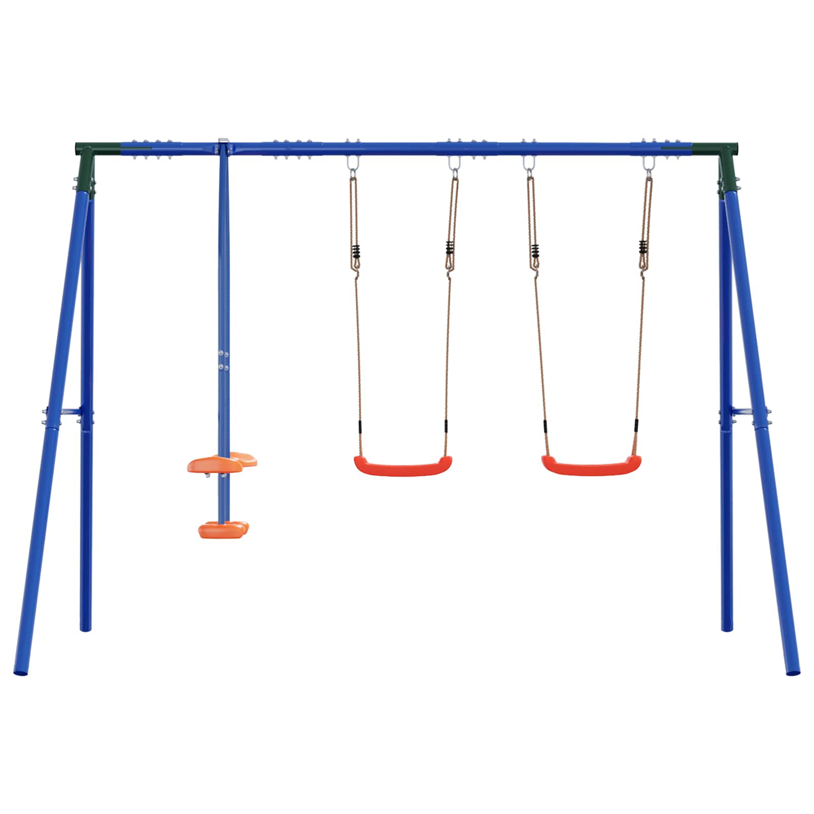 Buiten Schommelset Multikleur 263 x 185 x 185 cm Staal en PE is nu te koop bij PeponiXL, paradijselijk wonen!
