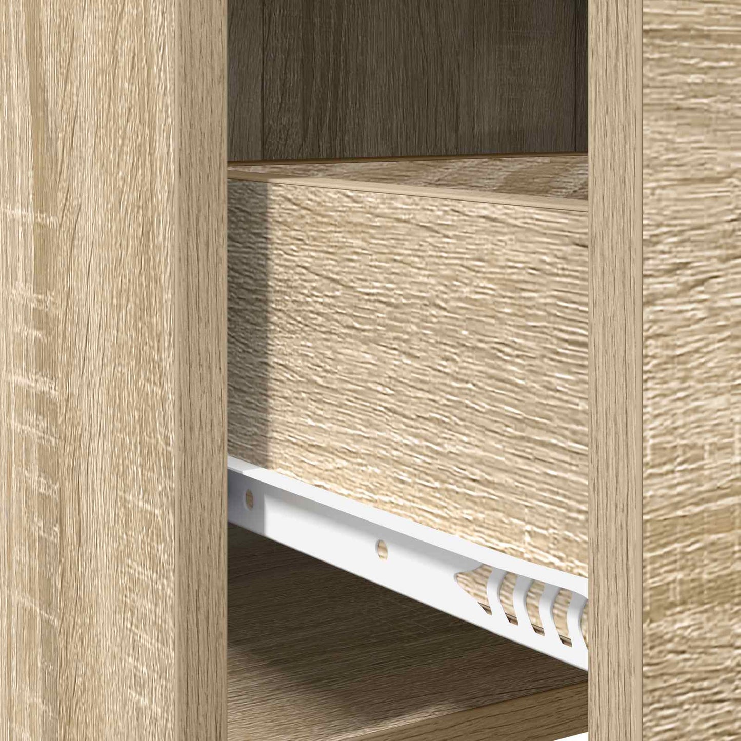Nachtkastjes 2 pcs Sonoma Eiken 40 x 30 x 60 cm Bewerkt hout is nu te koop bij PeponiXL, paradijselijk wonen!