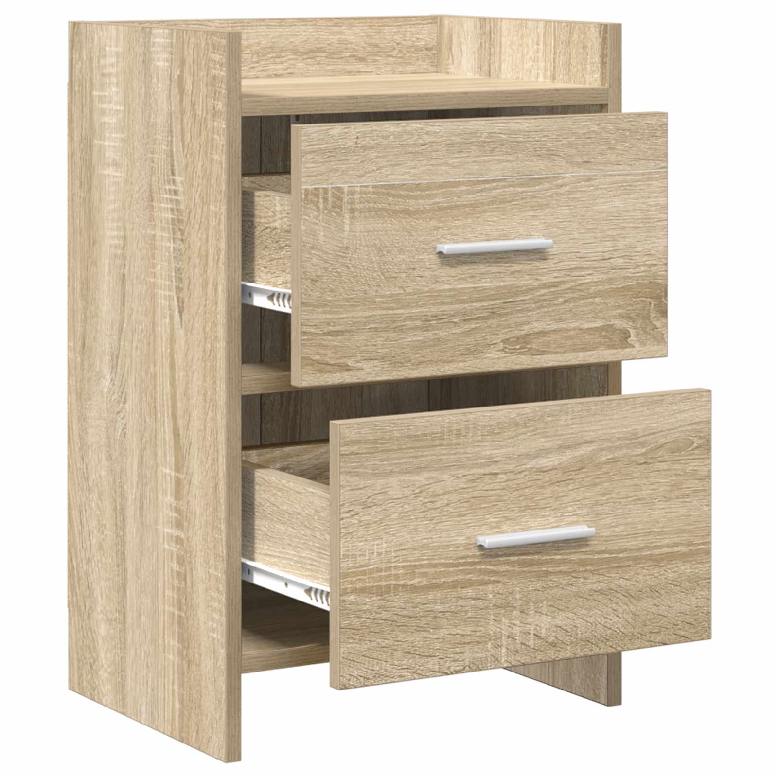 Nachtkastjes 2 pcs Sonoma Eiken 40 x 30 x 60 cm Bewerkt hout is nu te koop bij PeponiXL, paradijselijk wonen!