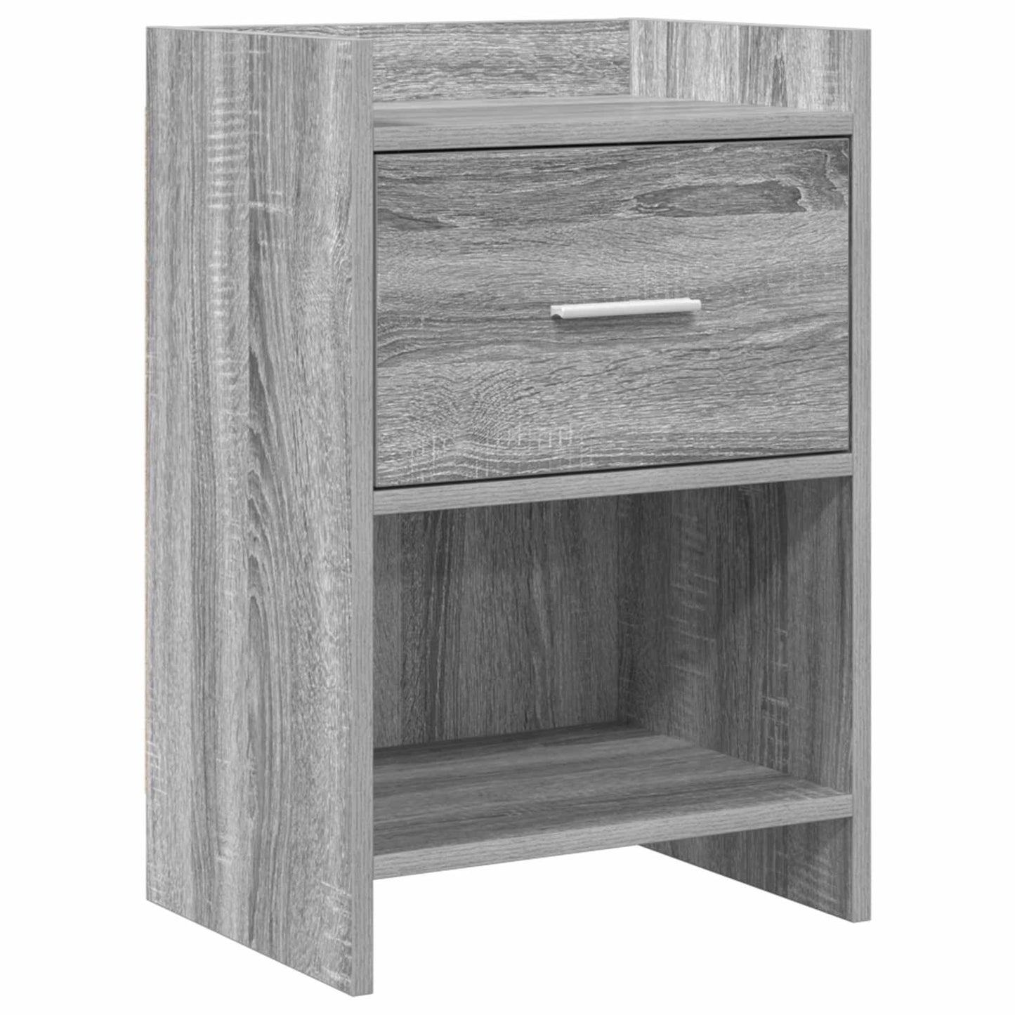 Nachtkastjes Grijs Sonoma 40 x 30 x 60 cm Bewerkt hout is nu te koop bij PeponiXL, paradijselijk wonen!