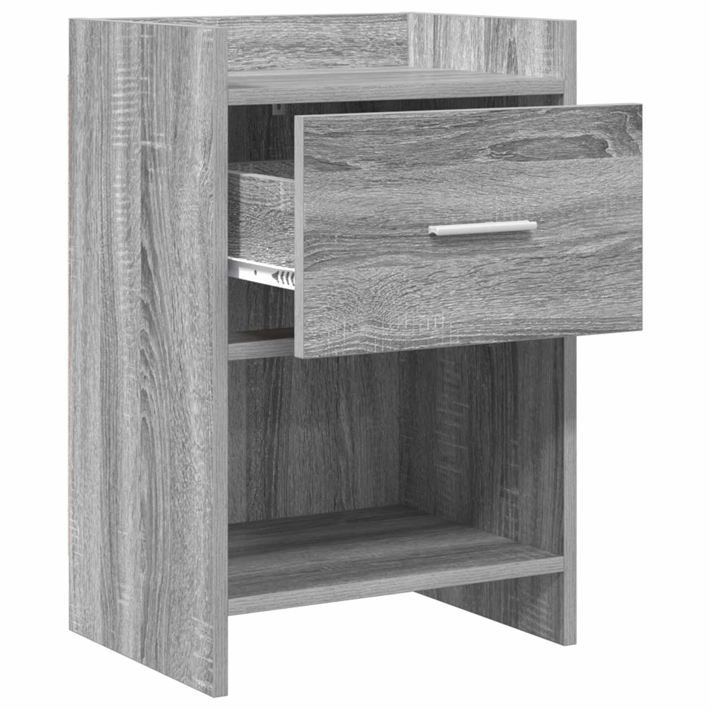 Nachtkastjes Grijs Sonoma 40 x 30 x 60 cm Bewerkt hout is nu te koop bij PeponiXL, paradijselijk wonen!