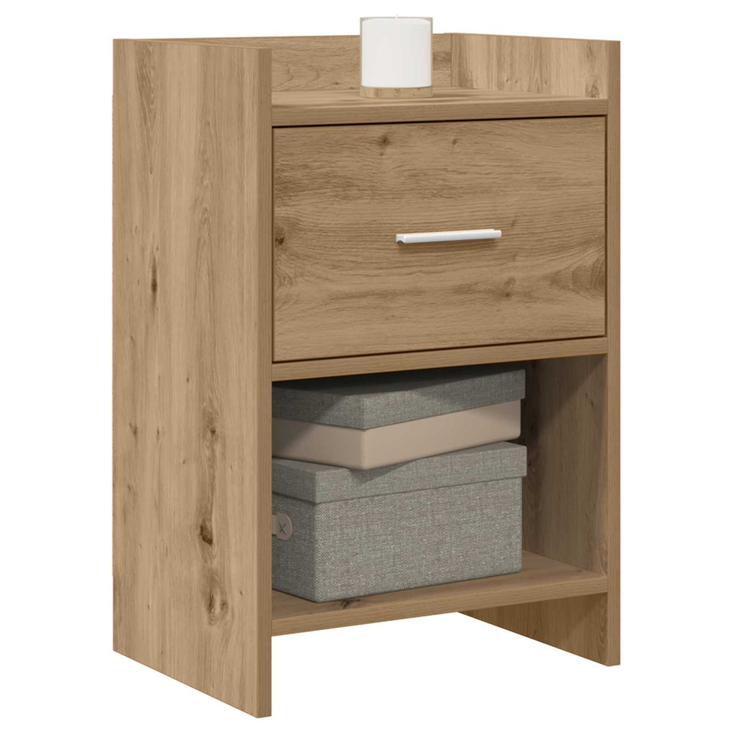 Nachtkastjes 2 st Artisanaal eiken 40 x 30 x 60 cm Bewerkt hout is nu te koop bij PeponiXL, paradijselijk wonen!