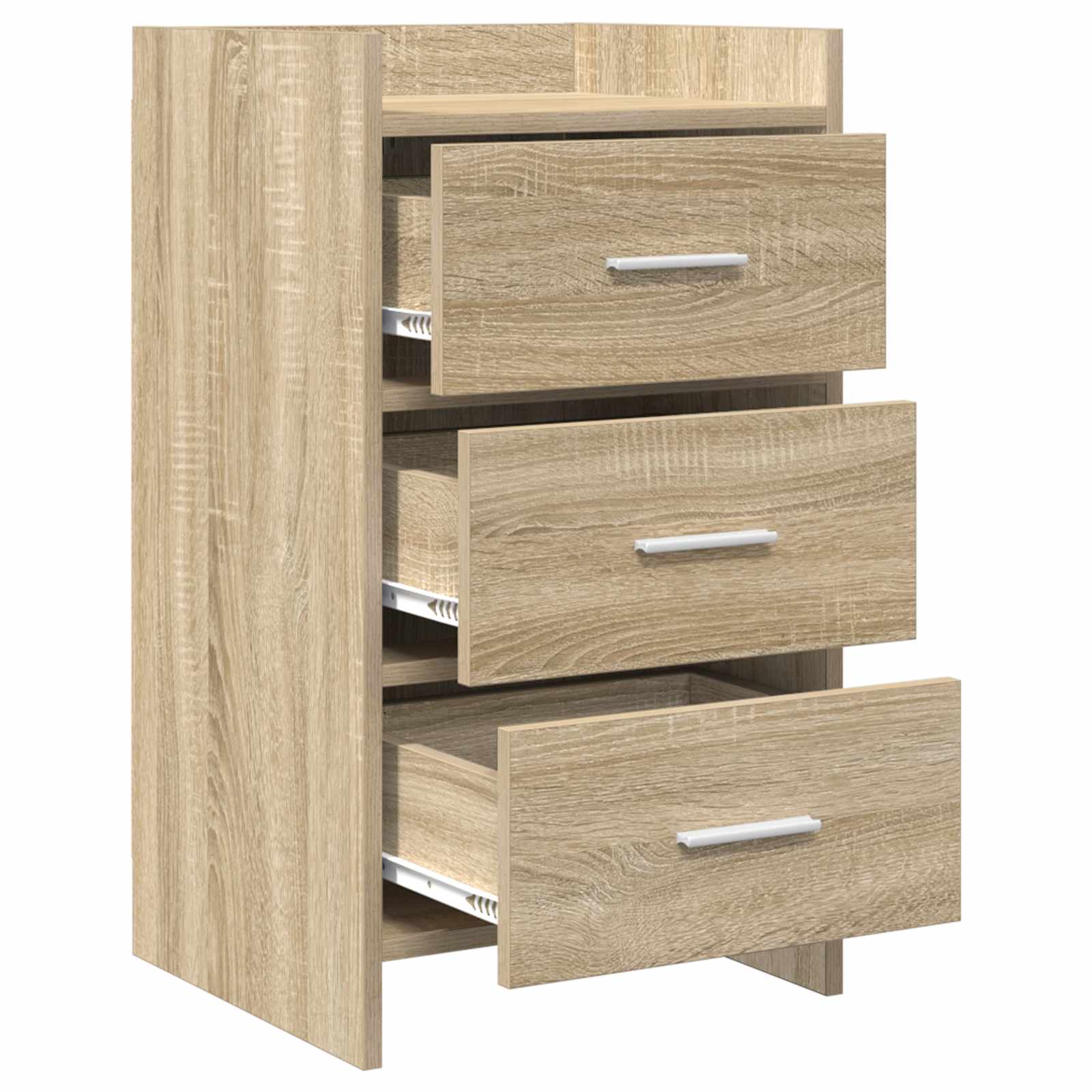 Nachtkastjes Sonoma Eiken 40 x 36 x 70 cm Bewerkt hout is nu te koop bij PeponiXL, paradijselijk wonen!