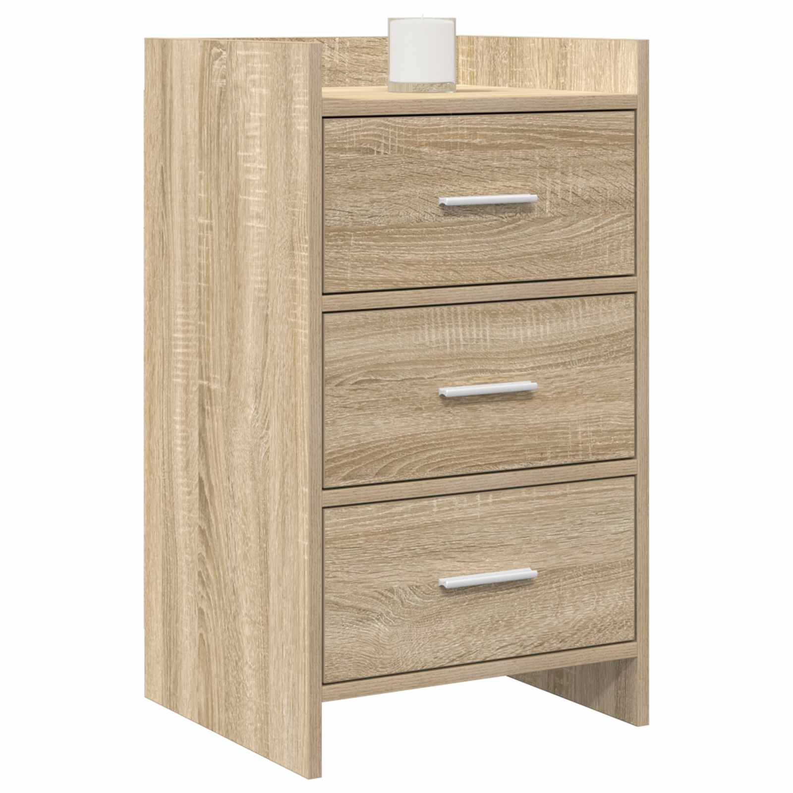 Nachtkastjes Sonoma Eiken 40 x 36 x 70 cm Bewerkt hout is nu te koop bij PeponiXL, paradijselijk wonen!