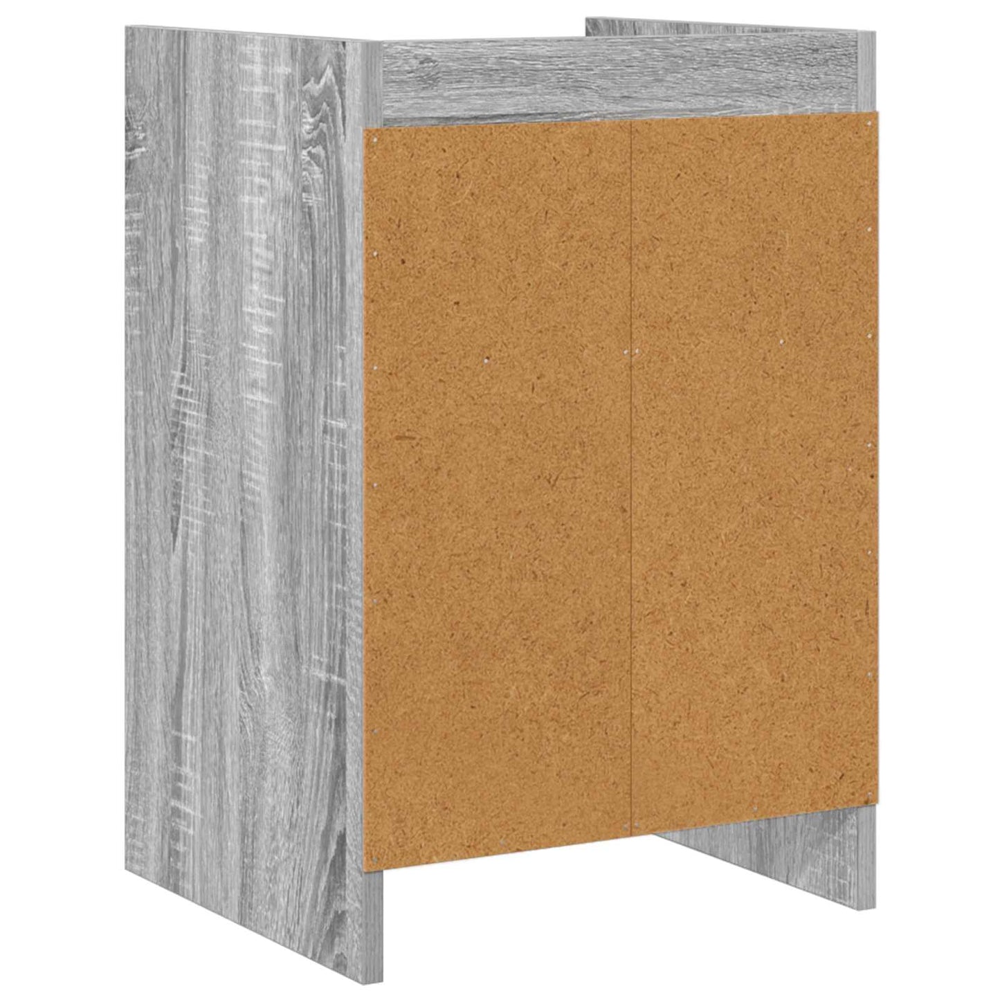 Nachtkastjes Grijs Sonoma 40 x 36 x 60 cm Bewerkt hout is nu te koop bij PeponiXL, paradijselijk wonen!