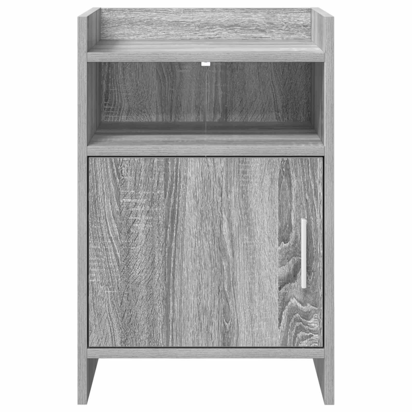 Nachtkastjes Grijs Sonoma 40 x 36 x 60 cm Bewerkt hout is nu te koop bij PeponiXL, paradijselijk wonen!