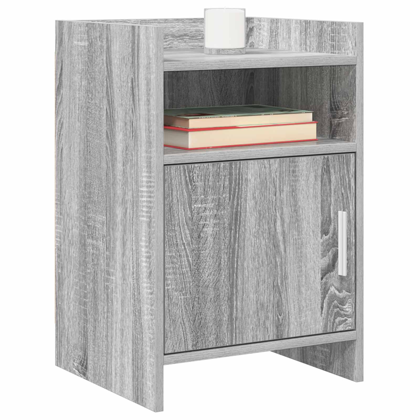 Nachtkastjes Grijs Sonoma 40 x 36 x 60 cm Bewerkt hout is nu te koop bij PeponiXL, paradijselijk wonen!