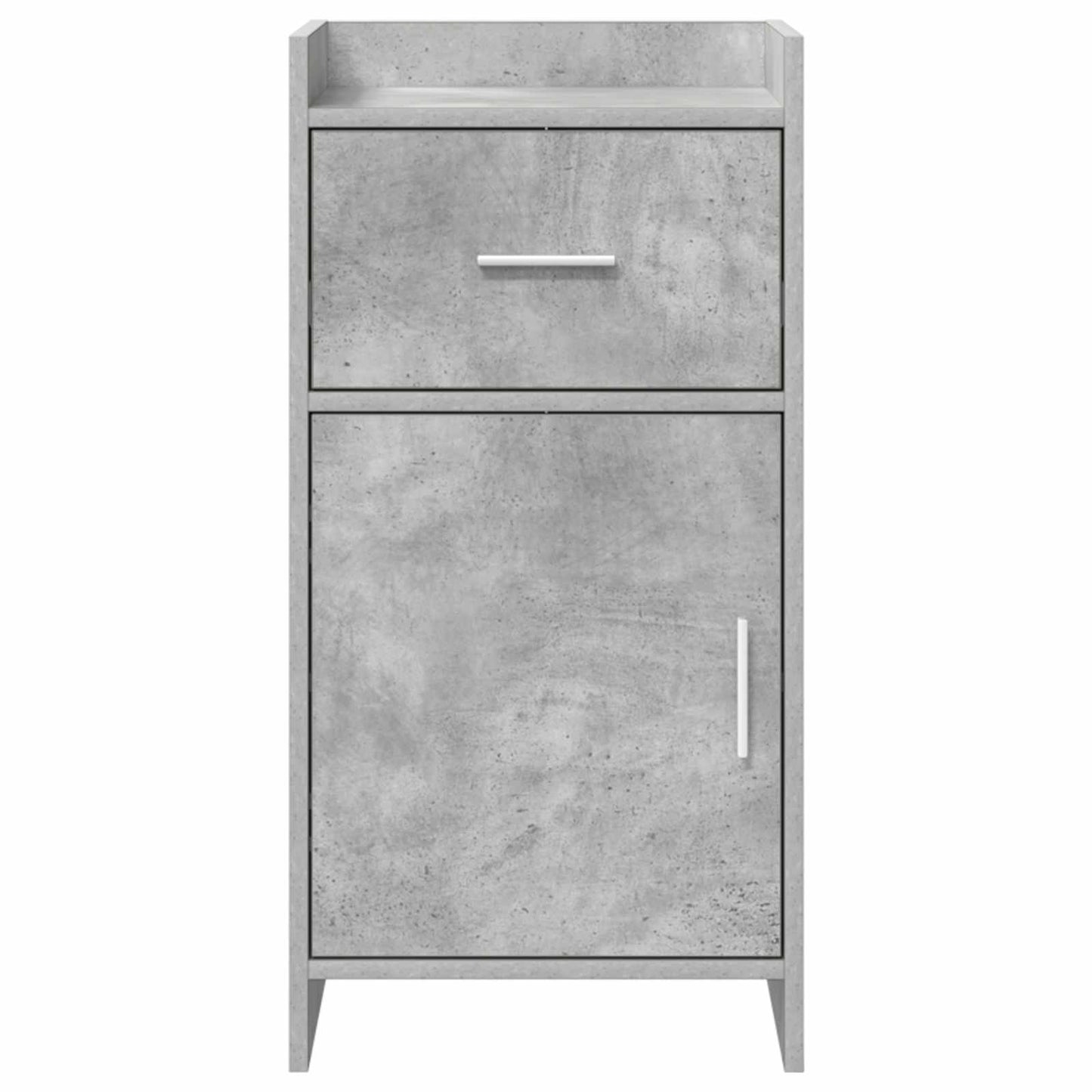 Dressoir Betongrijs 40 x 36 x 80 cm Bewerkt hout is nu te koop bij PeponiXL, paradijselijk wonen!