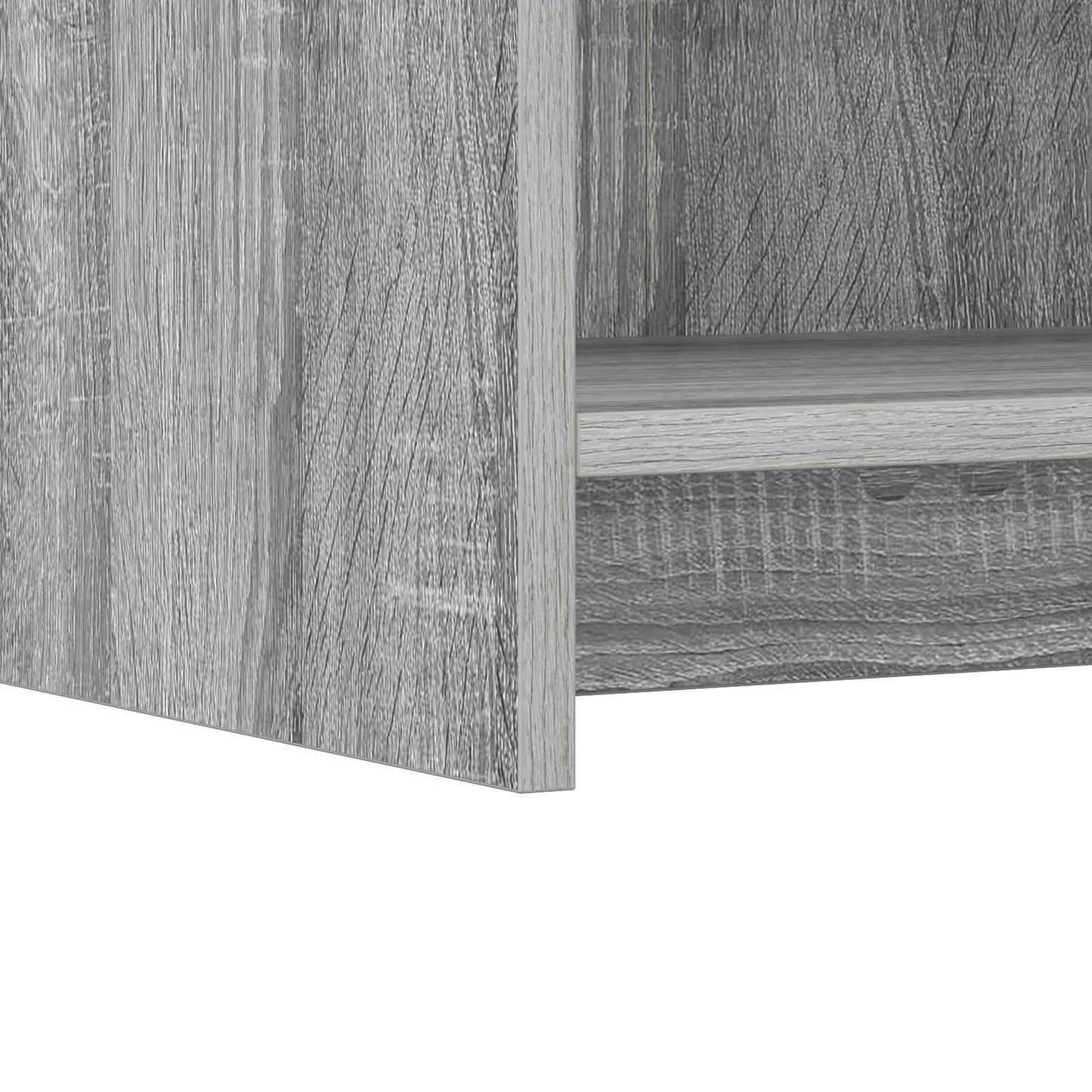 Dressoir Grijs Sonoma 75 x 36 x 80 cm Bewerkt hout is nu te koop bij PeponiXL, paradijselijk wonen!