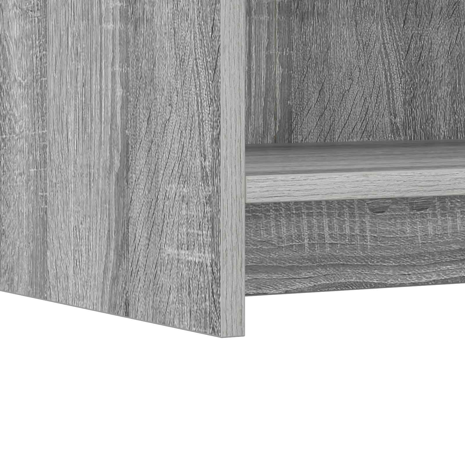 Dressoir Grijs Sonoma 75 x 36 x 80 cm Bewerkt hout is nu te koop bij PeponiXL, paradijselijk wonen!