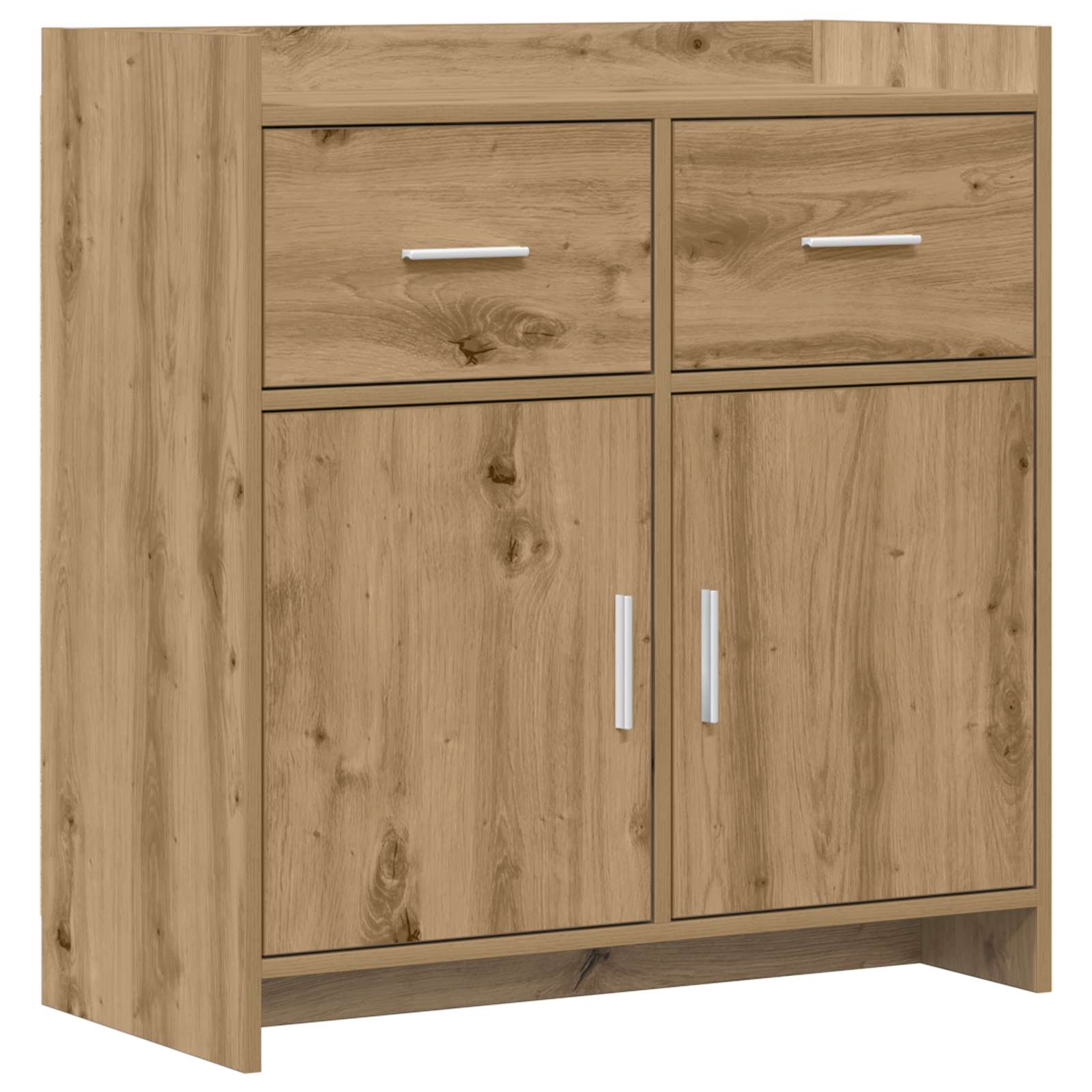 Dressoir Artisanaal eiken 75 x 36 x 80 cm Bewerkt hout is nu te koop bij PeponiXL, paradijselijk wonen!
