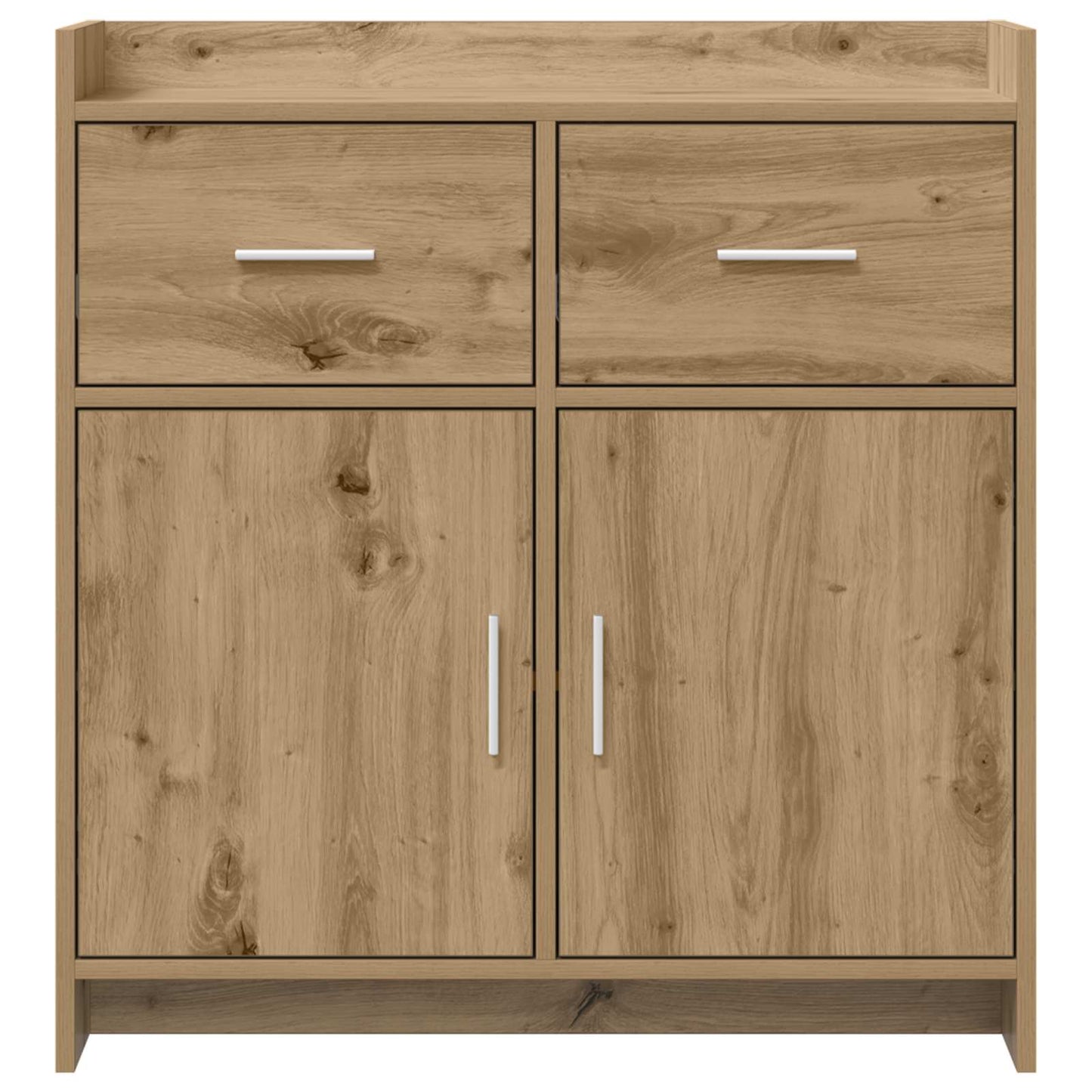 Dressoir Artisanaal eiken 75 x 36 x 80 cm Bewerkt hout is nu te koop bij PeponiXL, paradijselijk wonen!