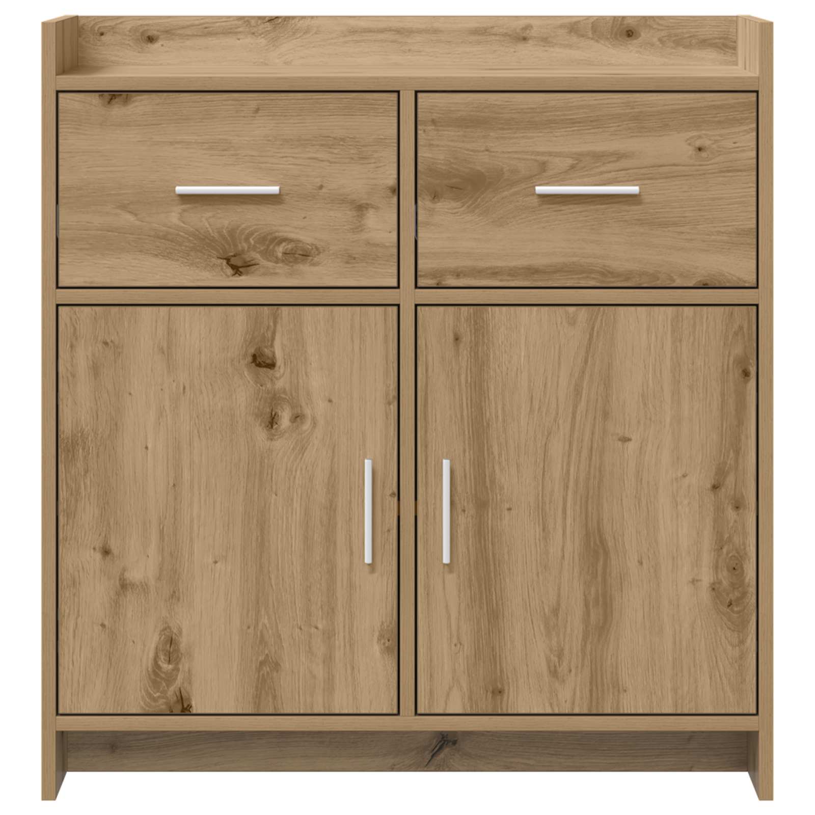 Dressoir Artisanaal eiken 75 x 36 x 80 cm Bewerkt hout is nu te koop bij PeponiXL, paradijselijk wonen!