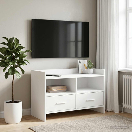 TV-kast 71,5 x 33 x 47 cm Wit Bewerkt hout is nu te koop bij PeponiXL, paradijselijk wonen!