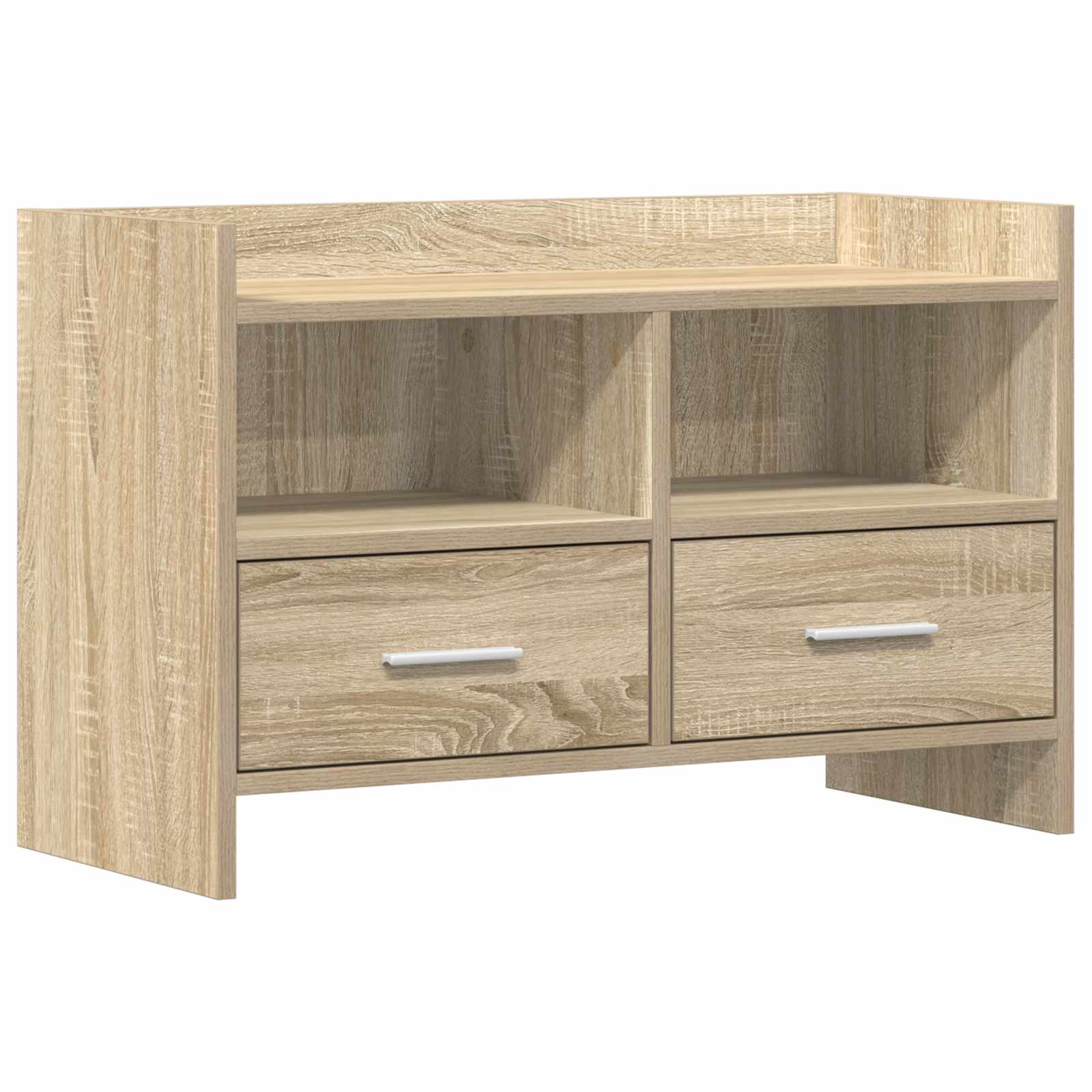 TV-kast 71,5 x 33 x 47 cm Sonoma Eiken Bewerkt hout is nu te koop bij PeponiXL, paradijselijk wonen!