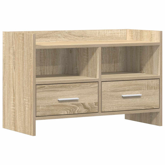 TV-kast 71,5 x 33 x 47 cm Sonoma Eiken Bewerkt hout is nu te koop bij PeponiXL, paradijselijk wonen!