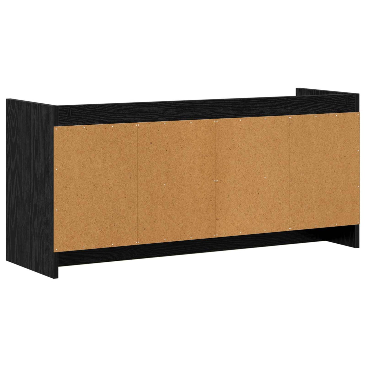 TV-kast 102 x 33 x 47 cm Zwart eiken Bewerkt hout is nu te koop bij PeponiXL, paradijselijk wonen!