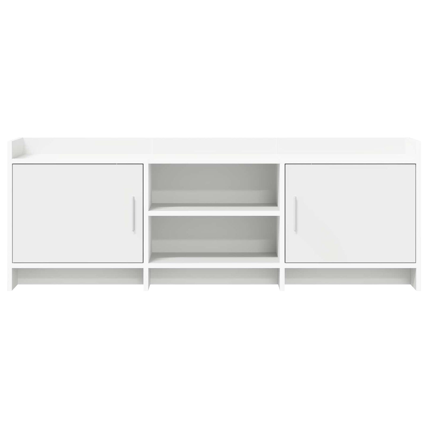 TV-kast 130 x 33 x 47 cm Wit Bewerkt hout is nu te koop bij PeponiXL, paradijselijk wonen!