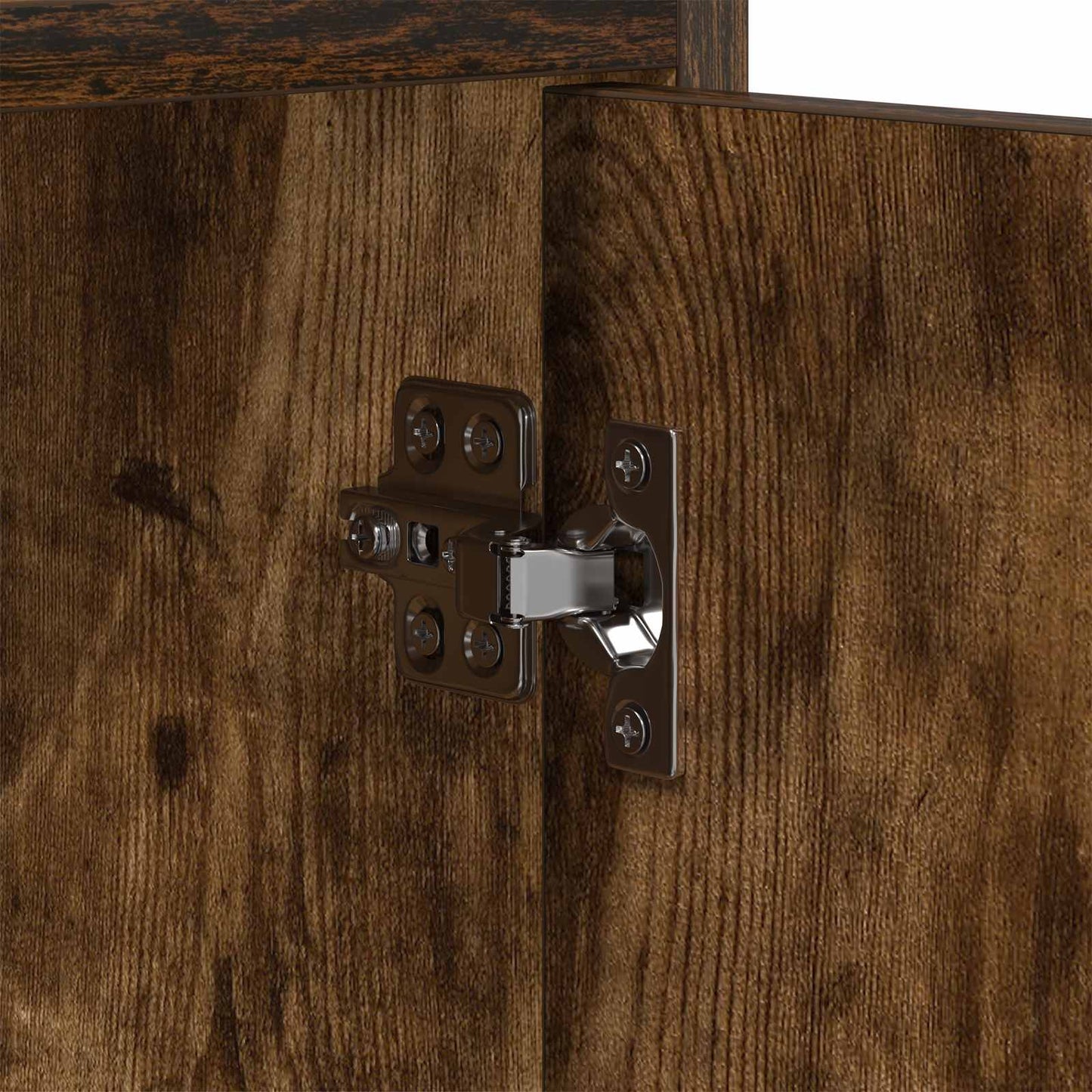 TV-kast 130 x 33 x 47 cm Gerookt eiken Bewerkt hout is nu te koop bij PeponiXL, paradijselijk wonen!