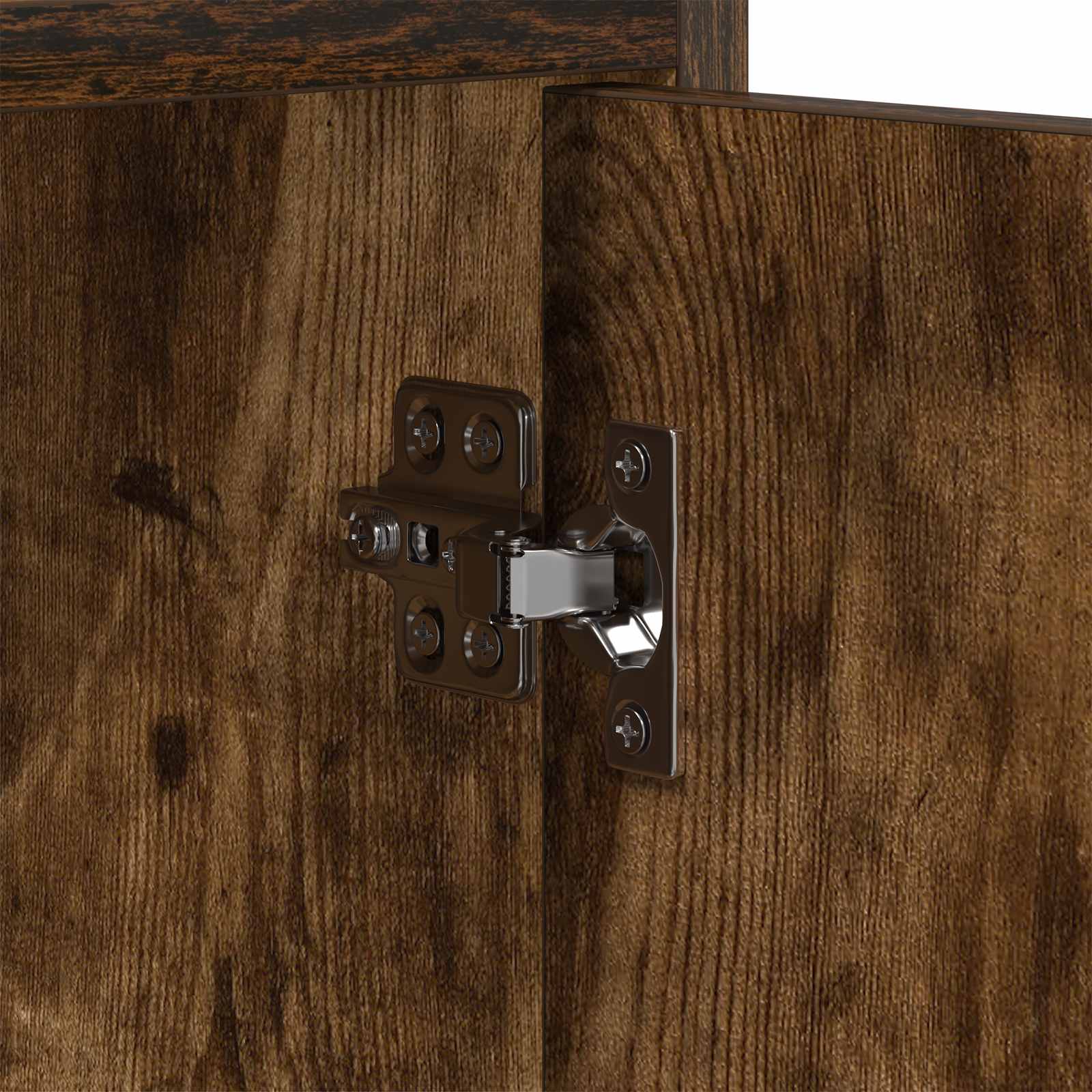 TV-kast 130 x 33 x 47 cm Gerookt eiken Bewerkt hout is nu te koop bij PeponiXL, paradijselijk wonen!