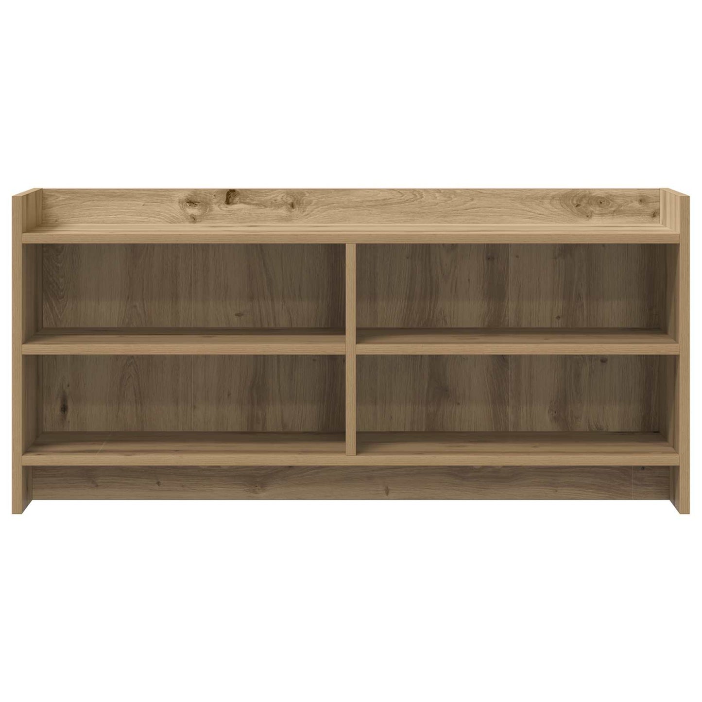 TV-kast 100 x 33 x 47 cm Artisanaal eiken Bewerkt hout is nu te koop bij PeponiXL, paradijselijk wonen!