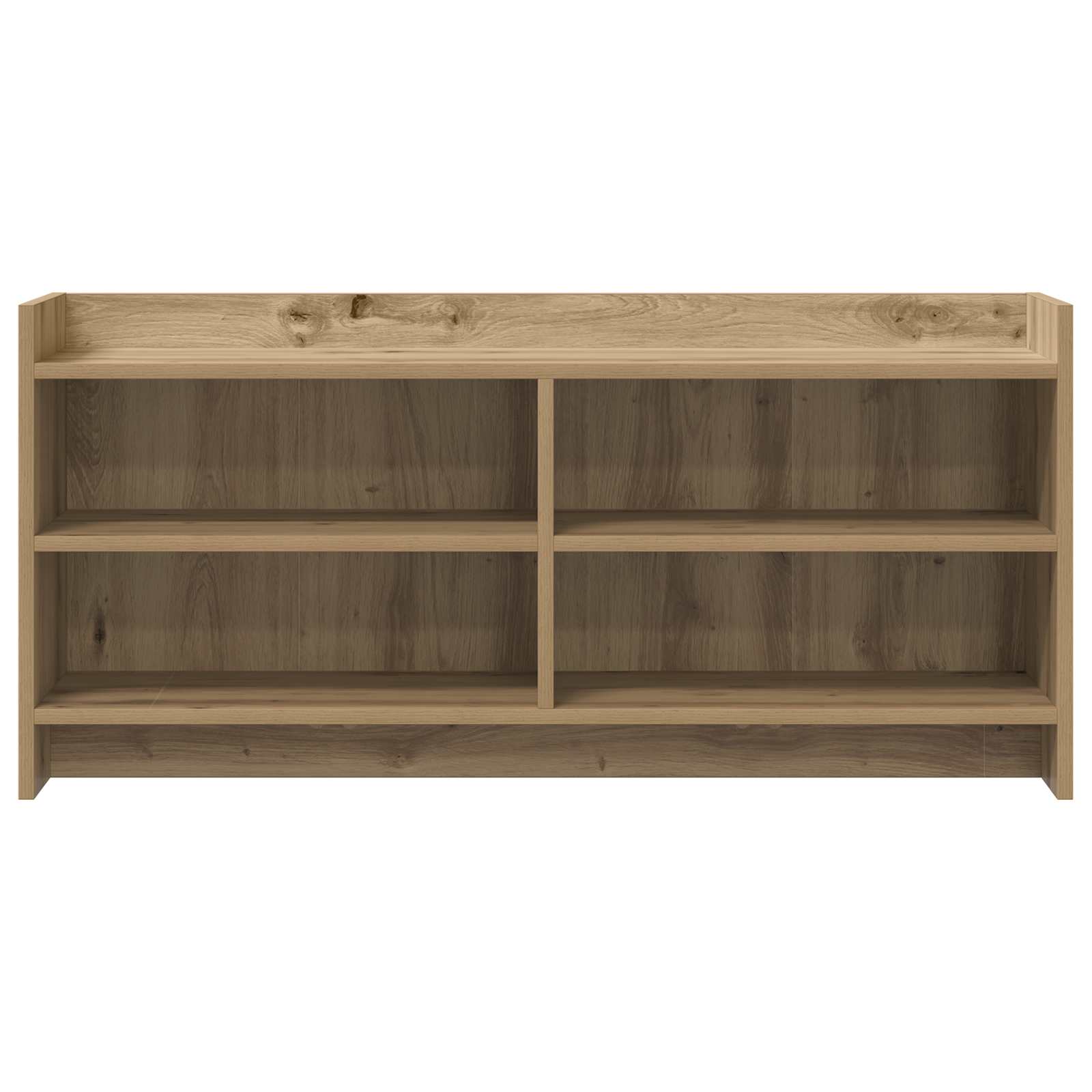 TV-kast 100 x 33 x 47 cm Artisanaal eiken Bewerkt hout is nu te koop bij PeponiXL, paradijselijk wonen!