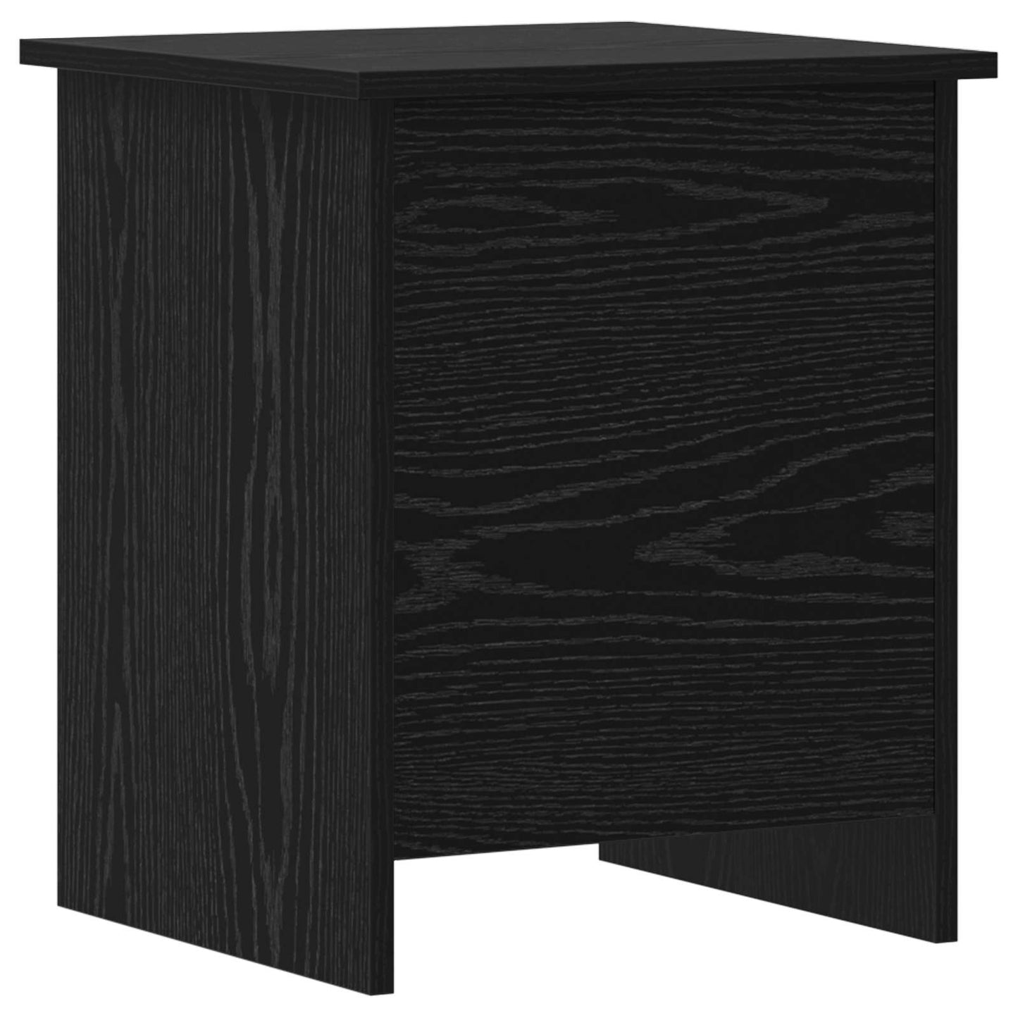 Opbergkist met opslag Zwart eiken 40 x 40 x 50 cm Bewerkt hout is nu te koop bij PeponiXL, paradijselijk wonen!
