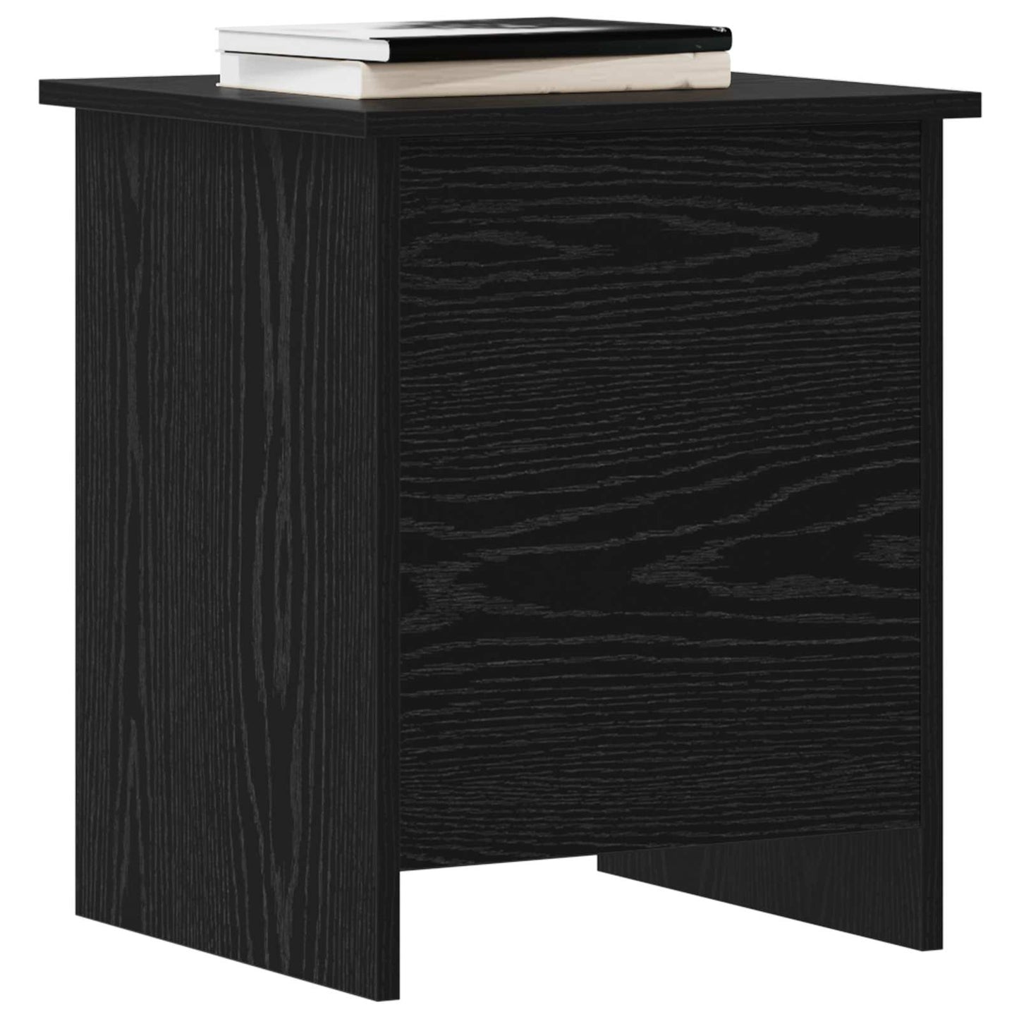 Opbergkist met opslag Zwart eiken 40 x 40 x 50 cm Bewerkt hout is nu te koop bij PeponiXL, paradijselijk wonen!