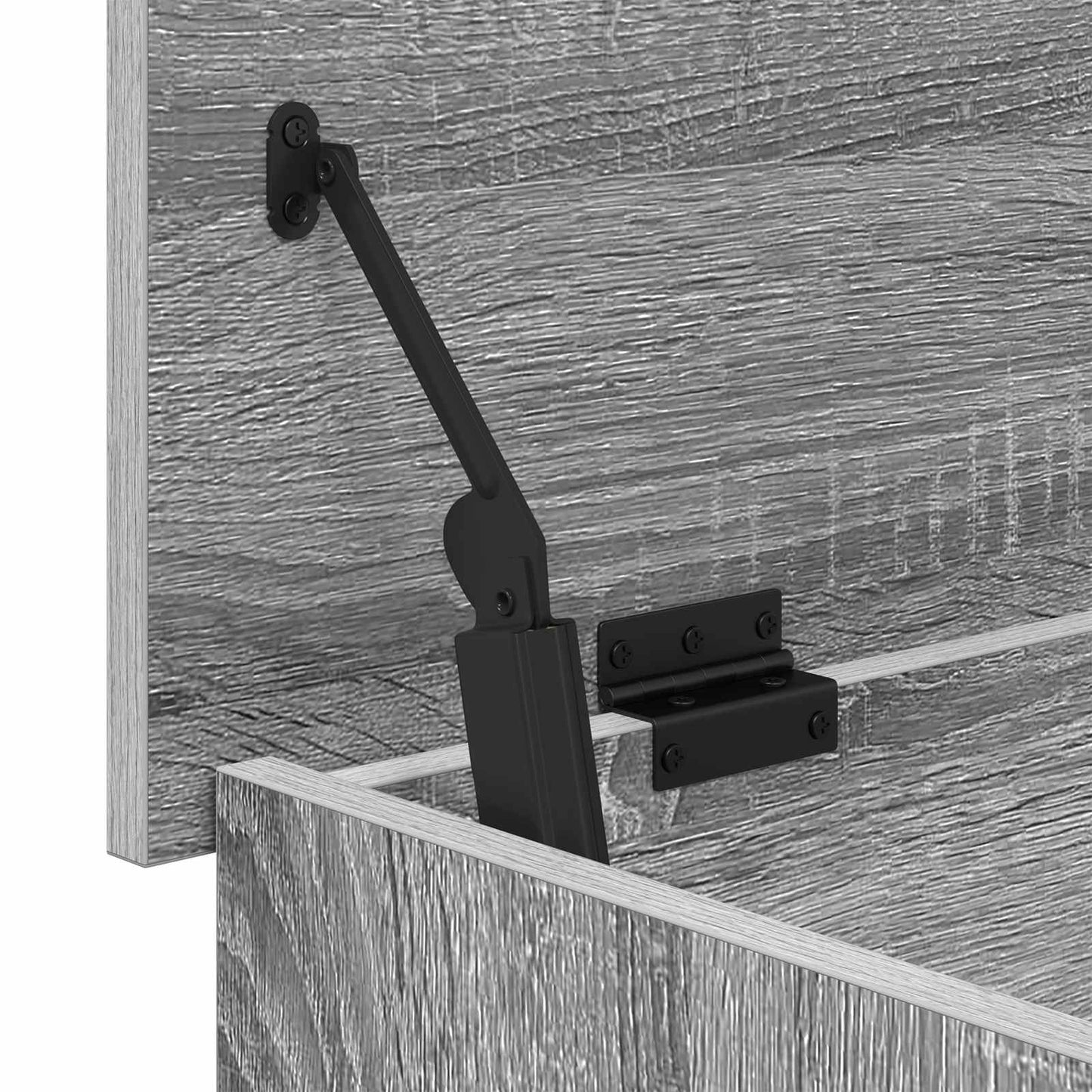 Opbergkist met opslag Grijs Sonoma 40 x 40 x 50 cm Bewerkt hout