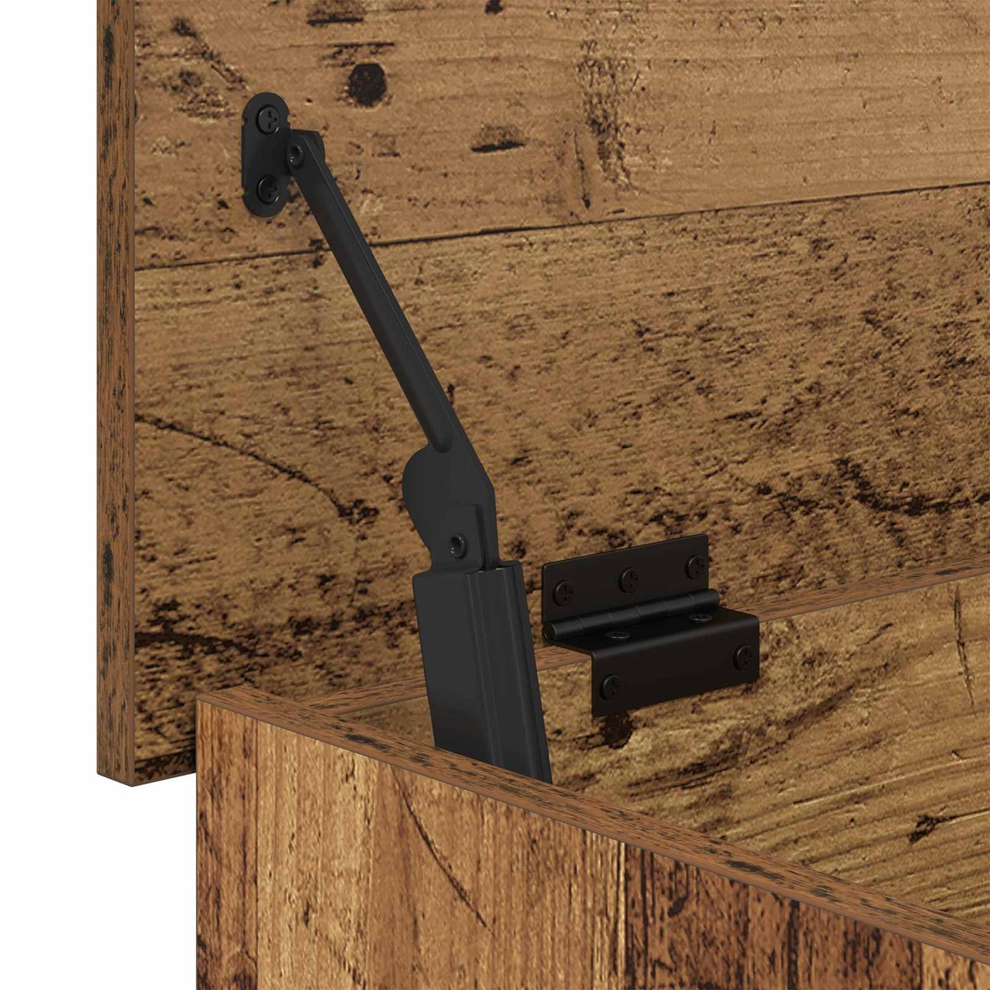 Opbergkist met opslag Oud hout 40 x 40 x 50 cm Bewerkt hout