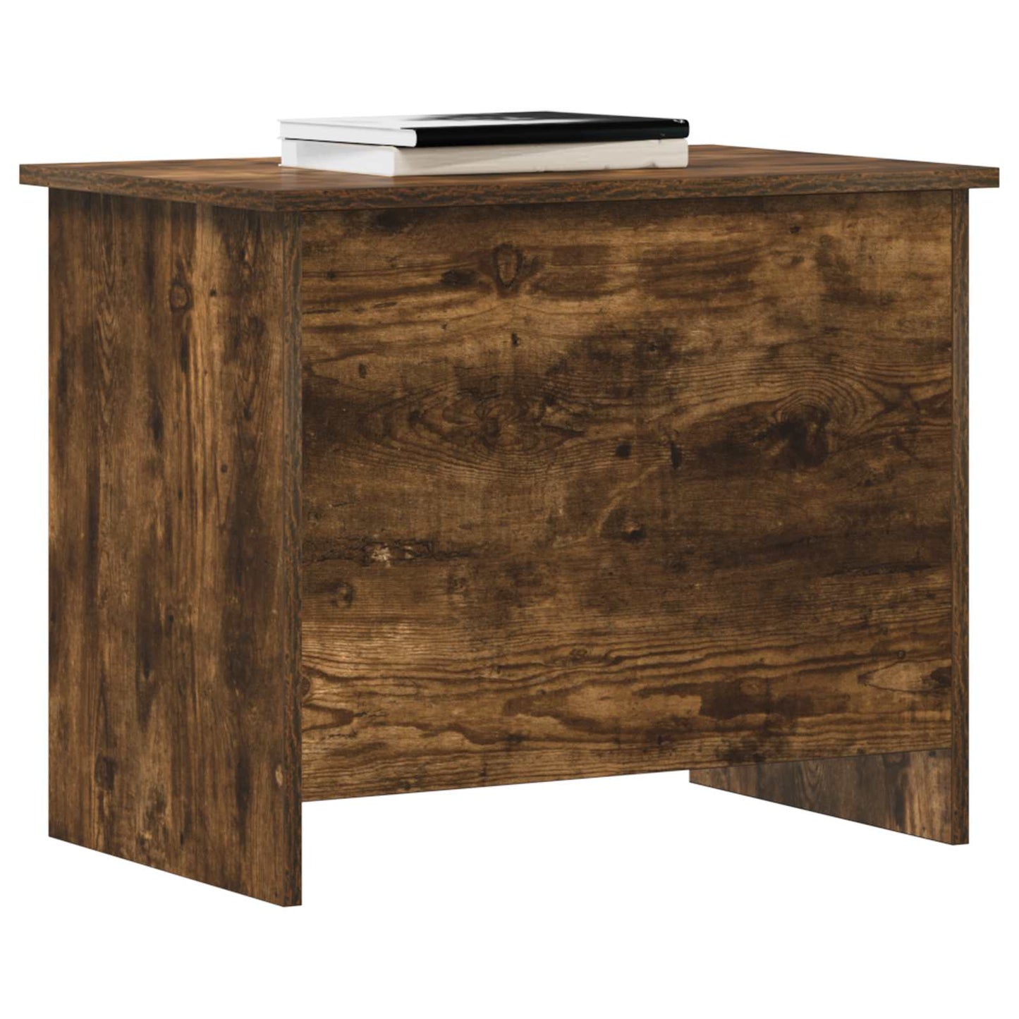 Opbergkist Gerookt eiken 60 x 40 x 50 cm Bewerkt hout