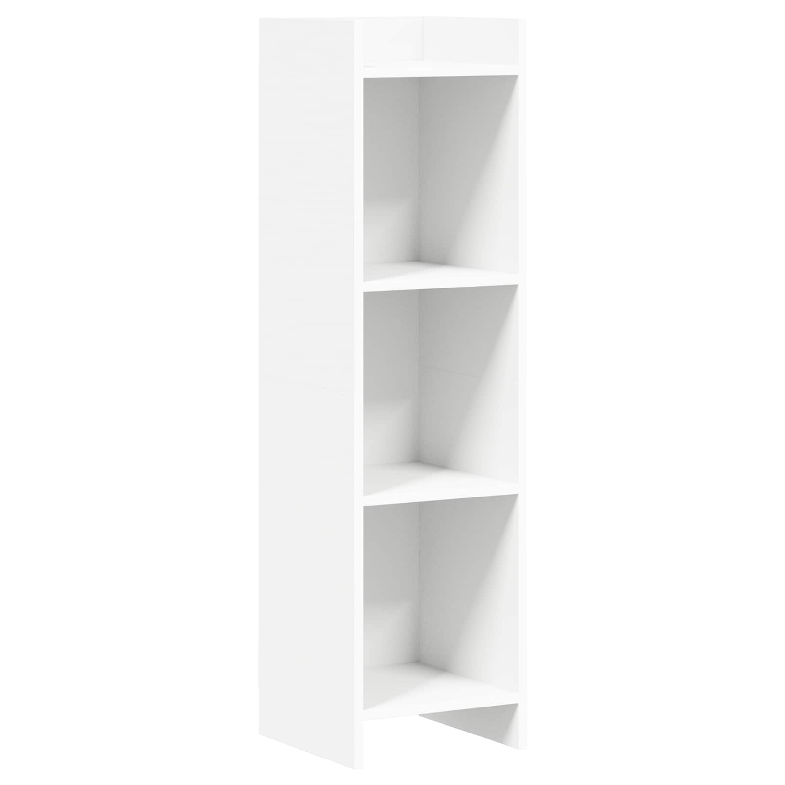 Boekenkast Wit 30 x 30 x 111 cm Bewerkt hout is nu te koop bij PeponiXL, paradijselijk wonen!