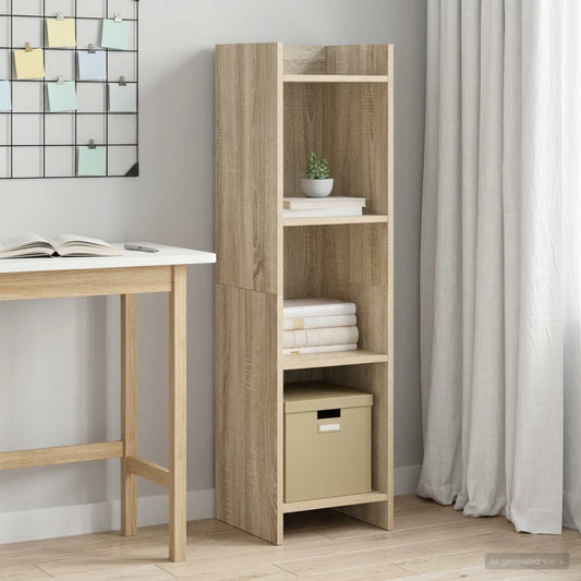 Boekenkast Sonoma Eiken 30 x 30 x 111 cm Bewerkt hout is nu te koop bij PeponiXL, paradijselijk wonen!