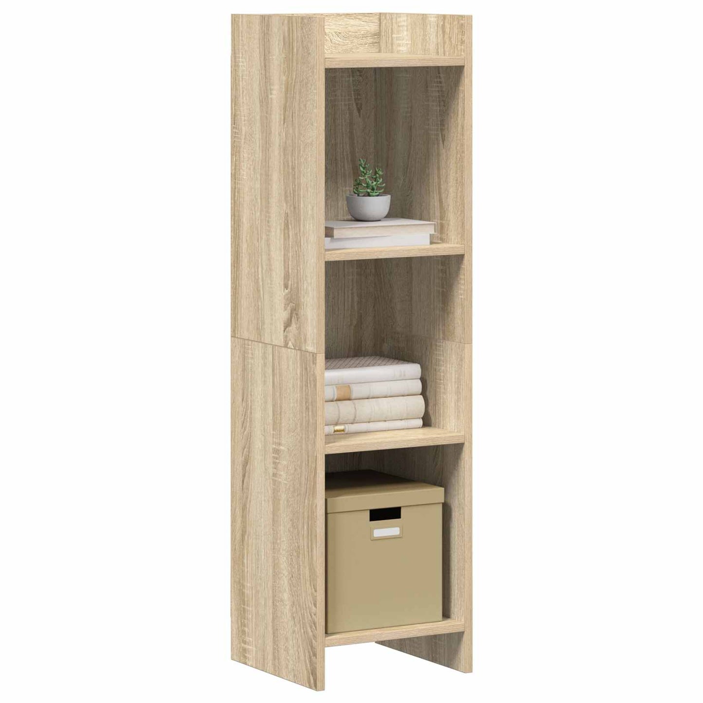 Boekenkast Sonoma Eiken 30 x 30 x 111 cm Bewerkt hout is nu te koop bij PeponiXL, paradijselijk wonen!