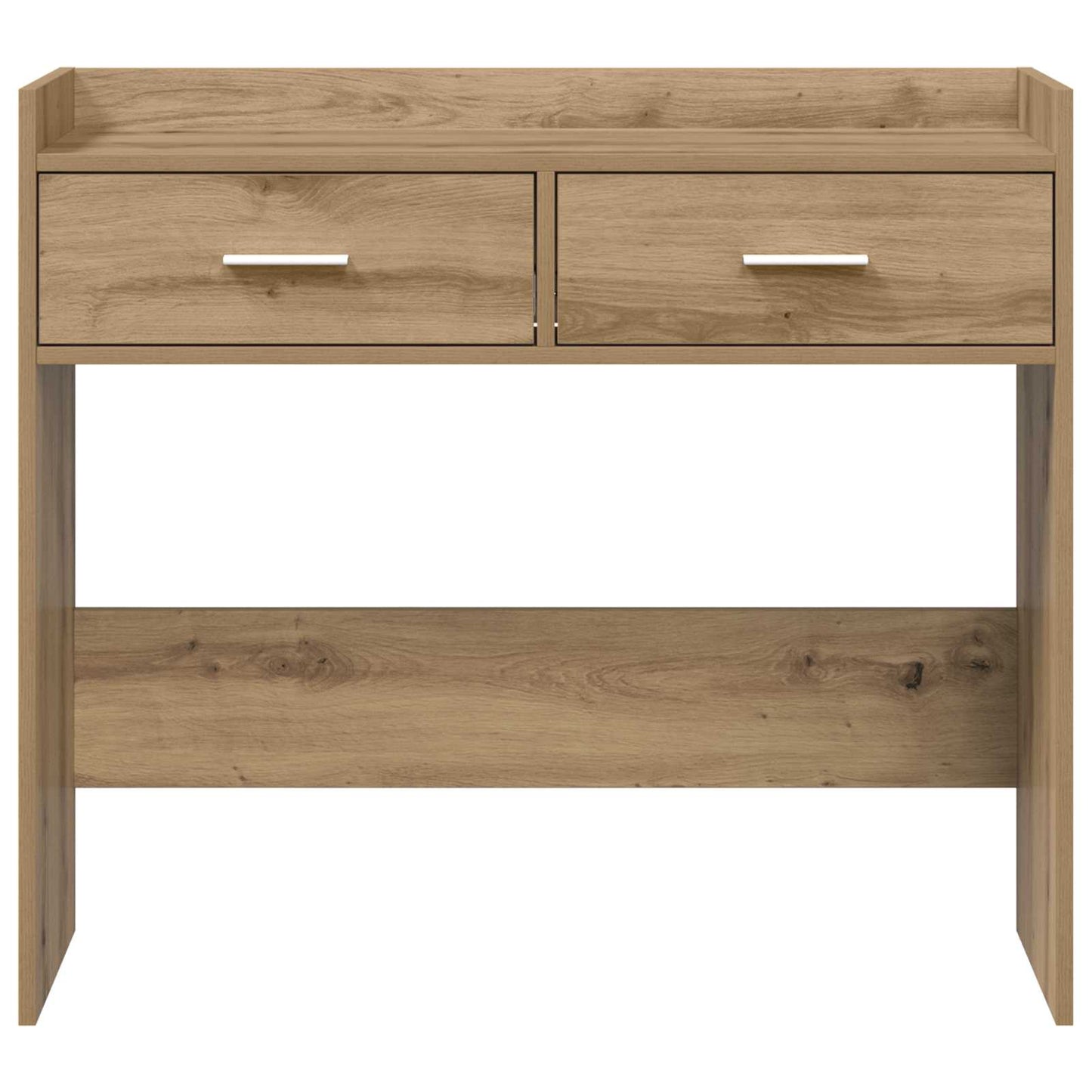 Wandtafel Artisanaal eiken 90 x 35 x 80 cm Bewerkt hout is nu te koop bij PeponiXL, paradijselijk wonen!