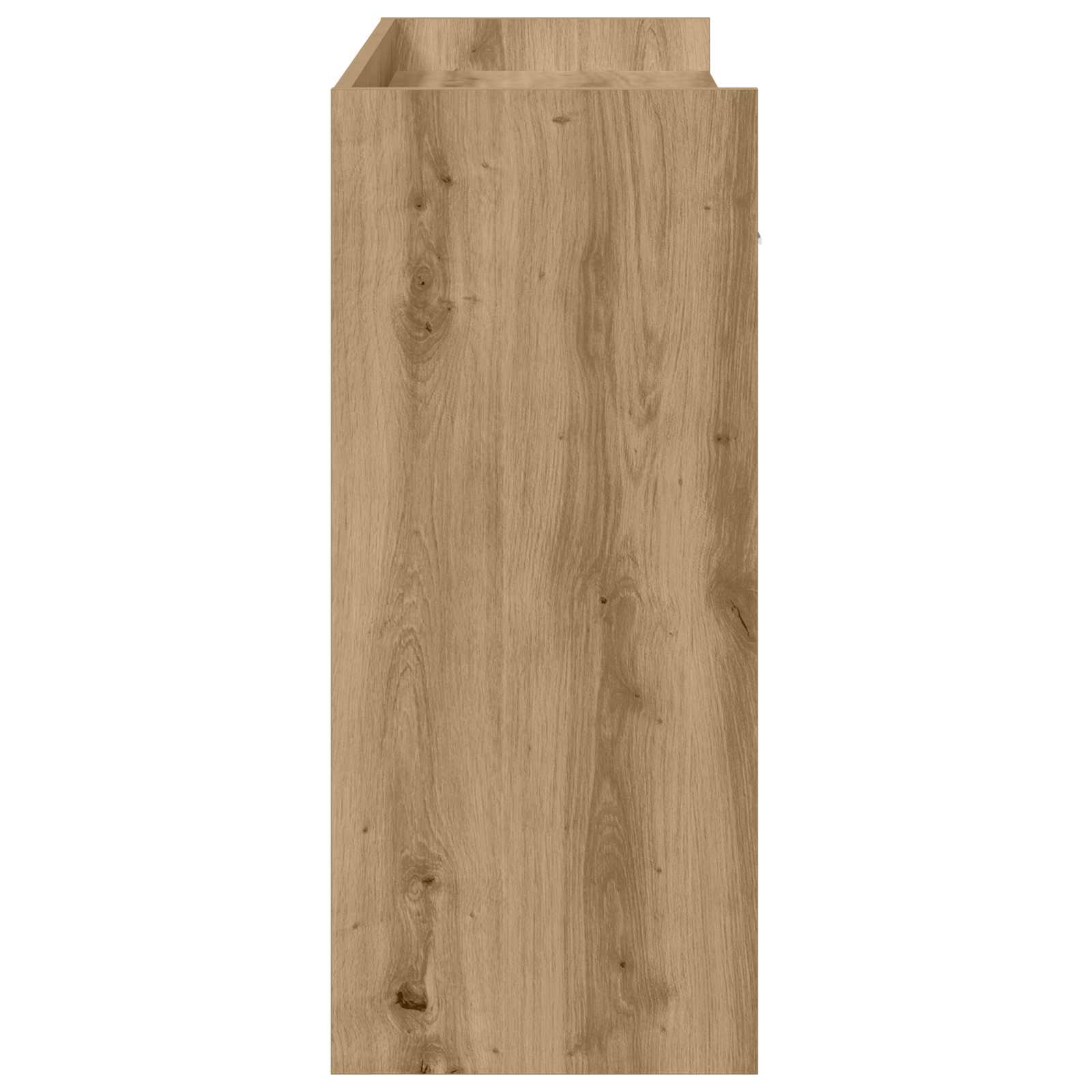Wandtafel Artisanaal eiken 90 x 35 x 80 cm Bewerkt hout is nu te koop bij PeponiXL, paradijselijk wonen!