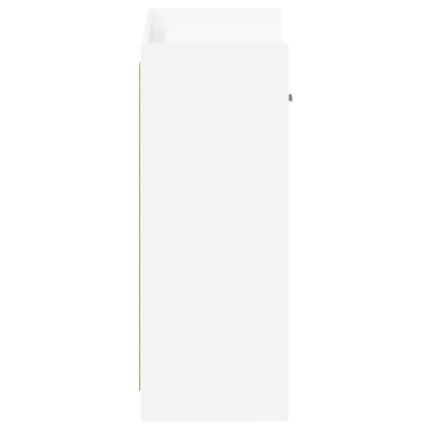 Schoenenkast met lade Wit 73,5 x 36 x 92 cm Bewerkt hout
