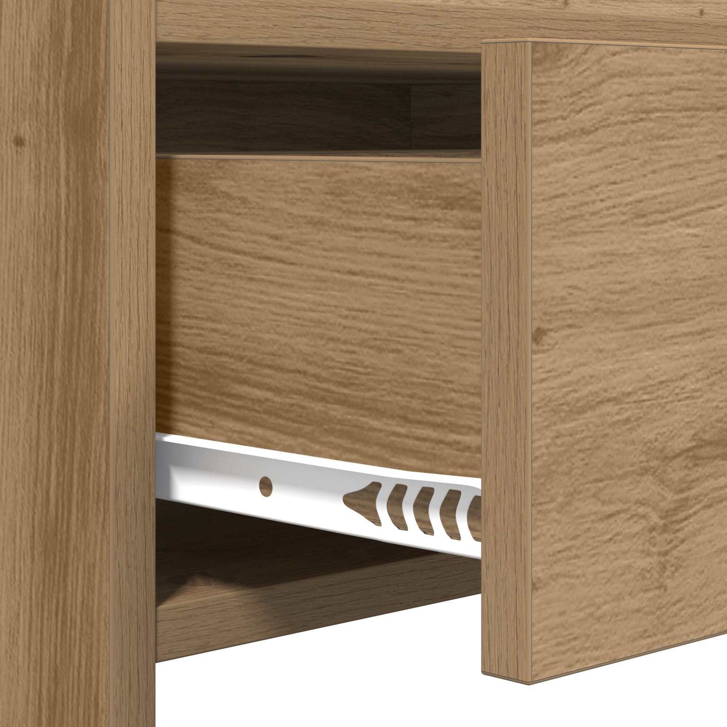 Schoenenkast Artisanaal eiken 73,5 x 36 x 92 cm Bewerkt hout