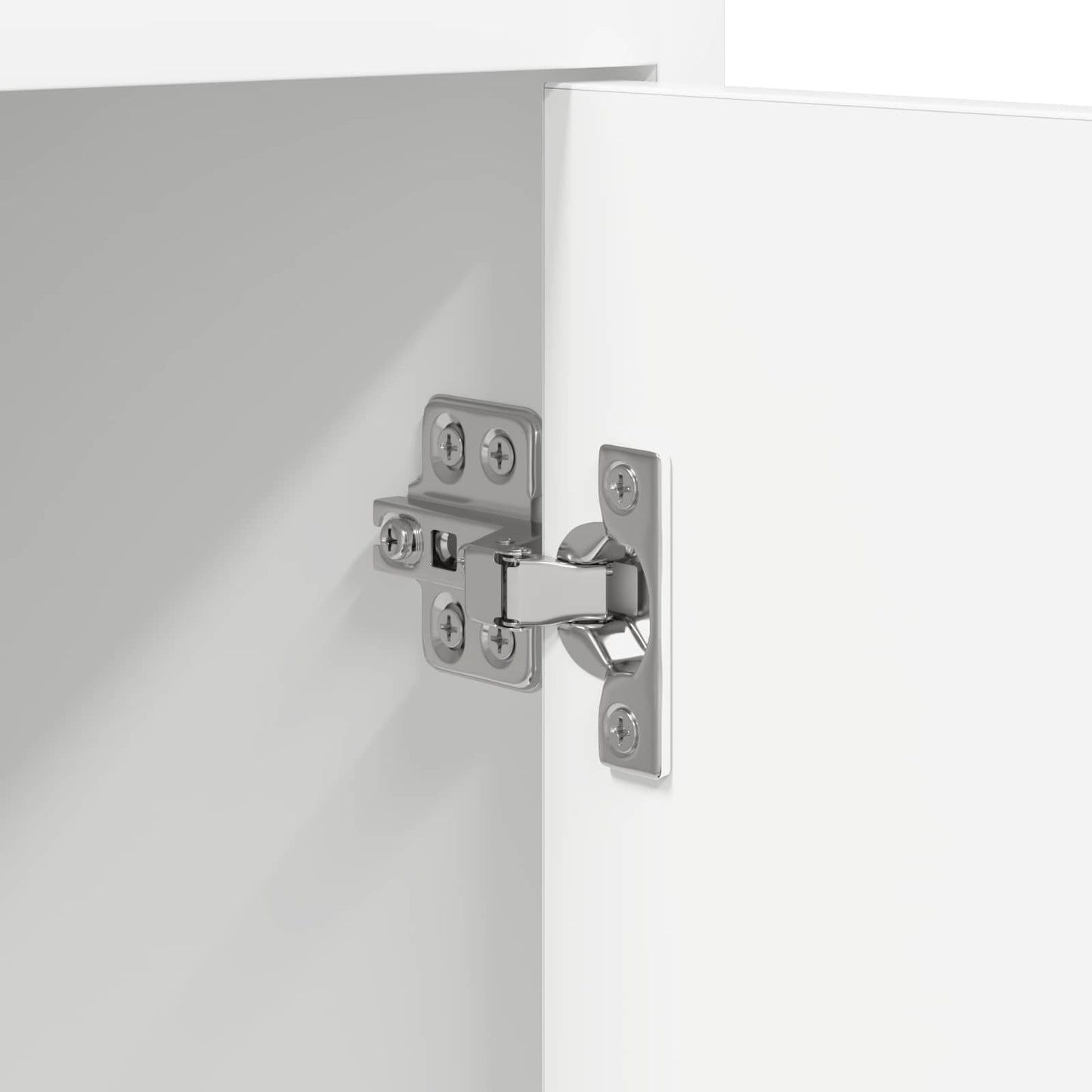 Schoenenkast met opslag Wit 48 x 36 x 92 cm Bewerkt hout