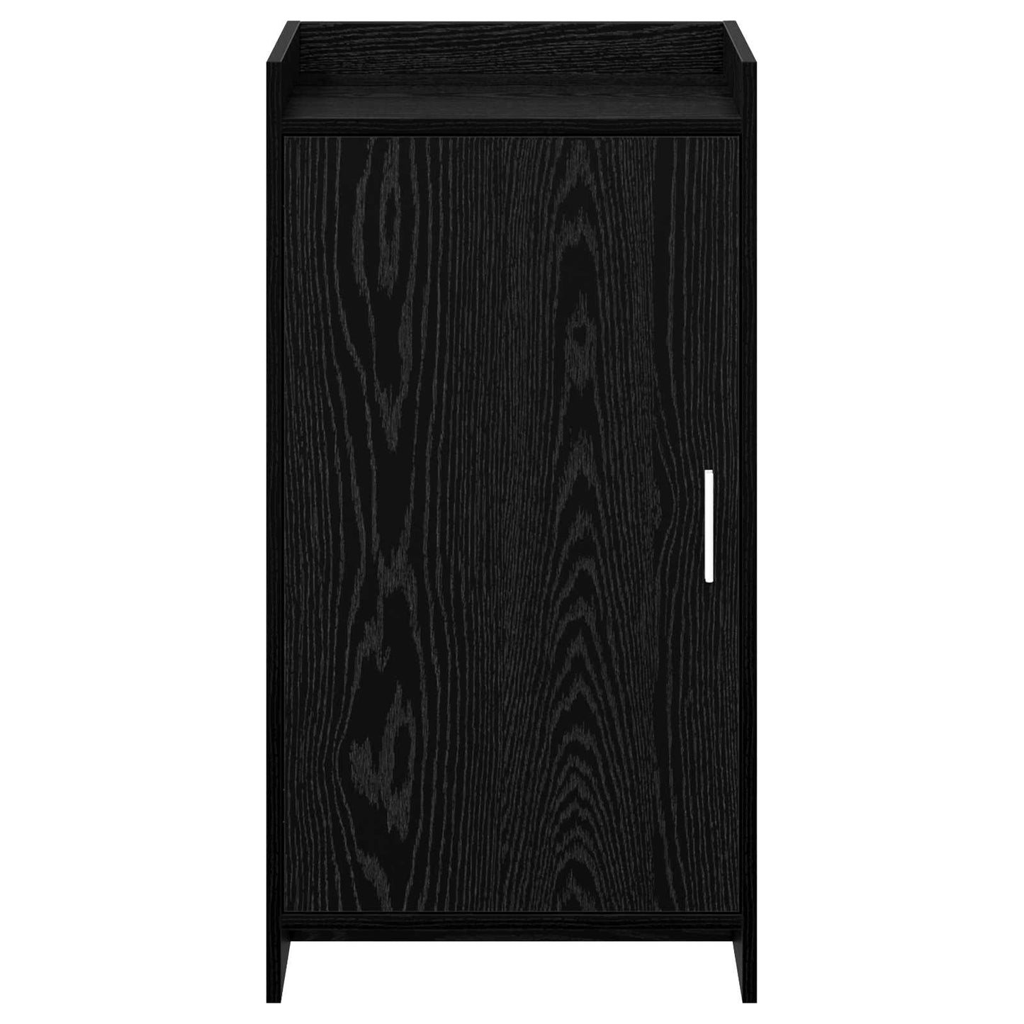 Schoenenkast Zwart eiken 48 x 36 x 92 cm Bewerkt hout